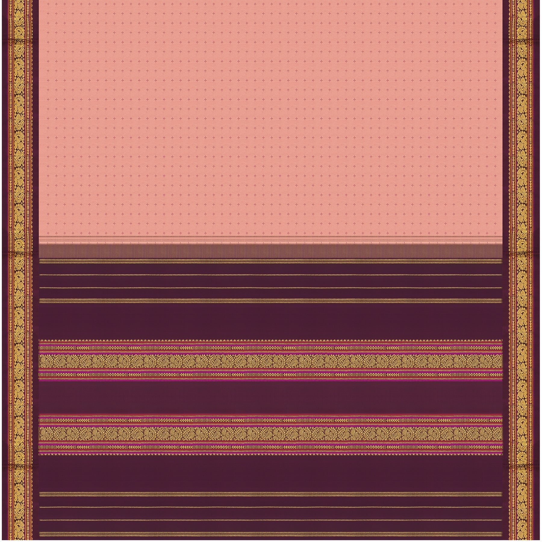 Kanakavalli Kanjivaram Silk Sari 25-595-HS001-03457 - Full View