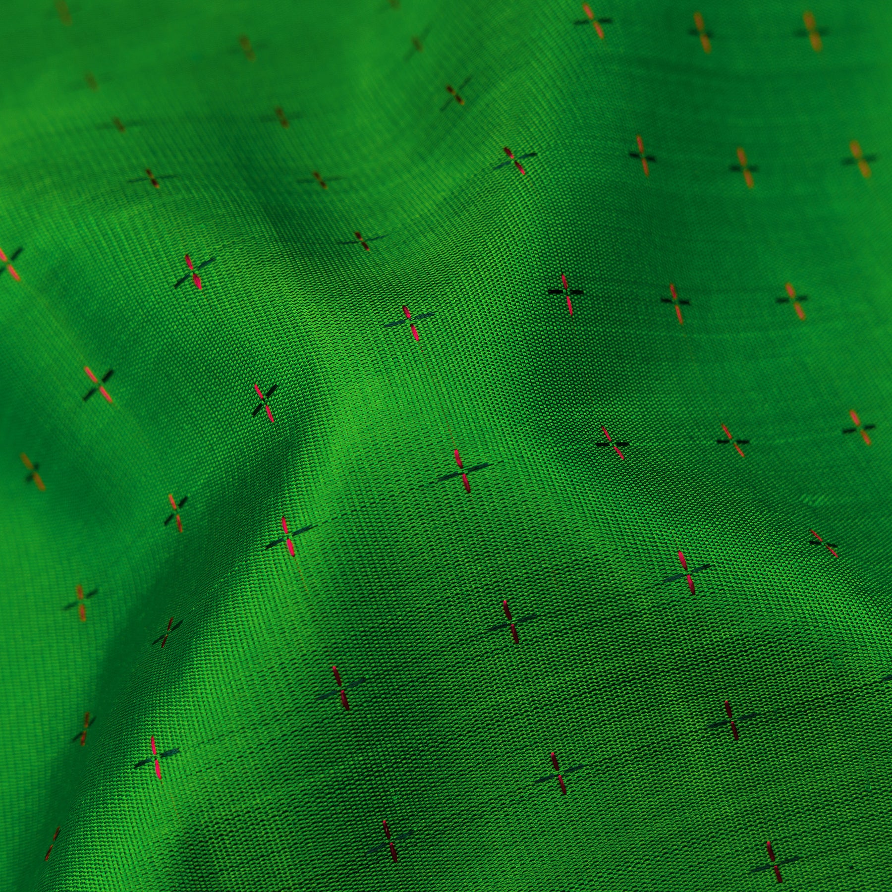 Kanakavalli Kanjivaram Silk Sari 25-595-HS001-03458 - Fabric View