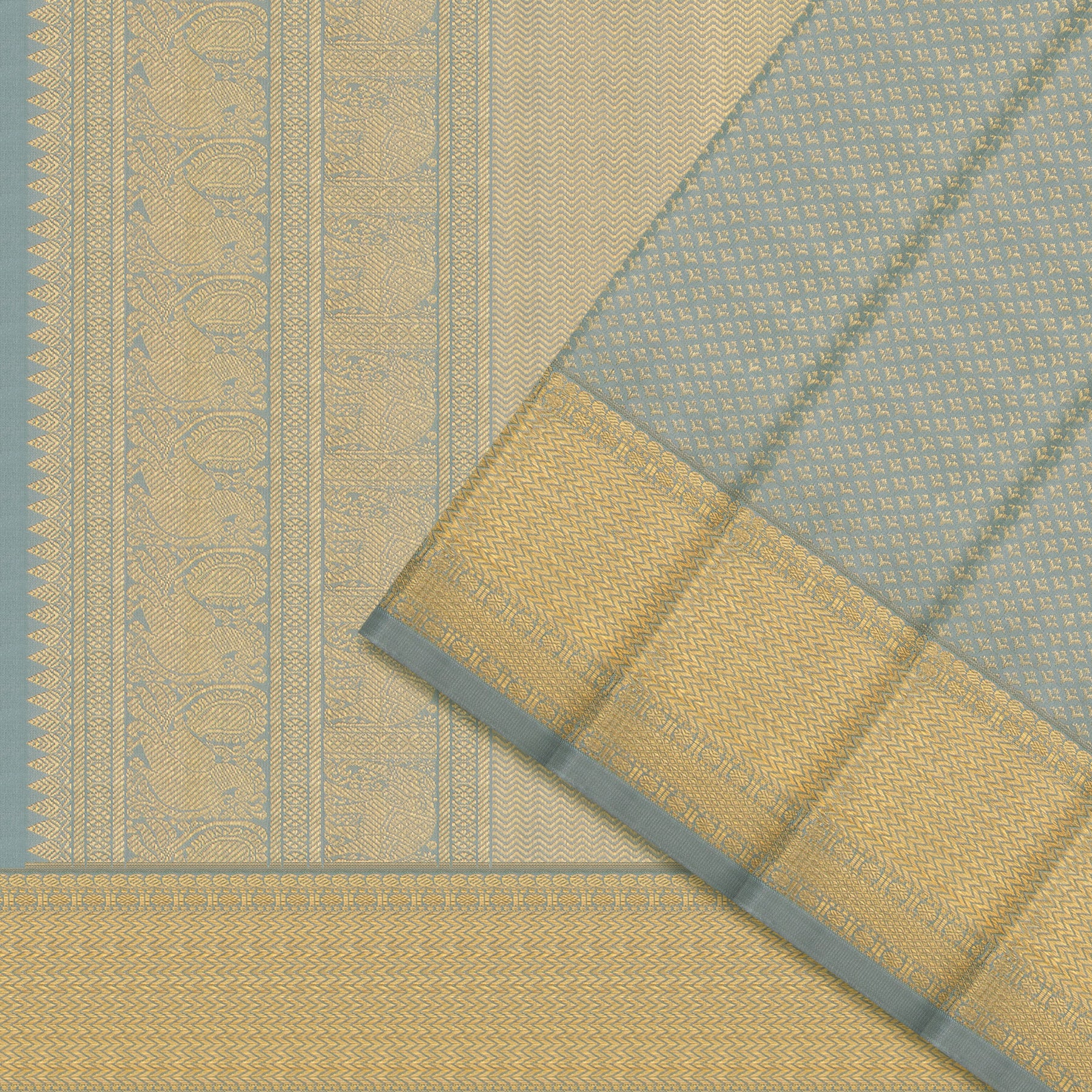 Kanakavalli Kanjivaram Silk Sari 25-595-HS001-03480 - Cover View