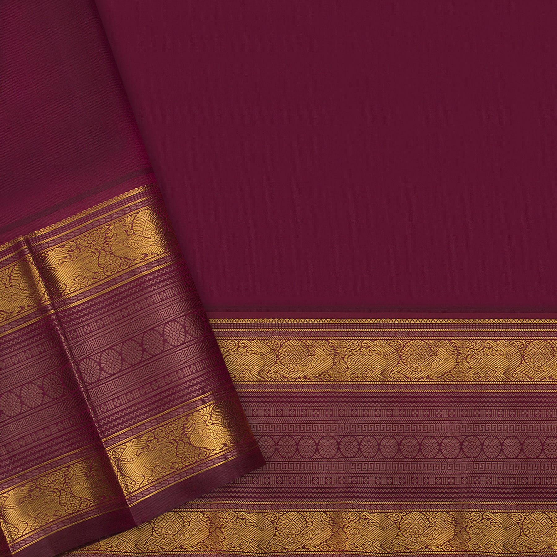 Kanakavalli Kanjivaram Silk Sari 25-595-HS001-03483 - Blouse View