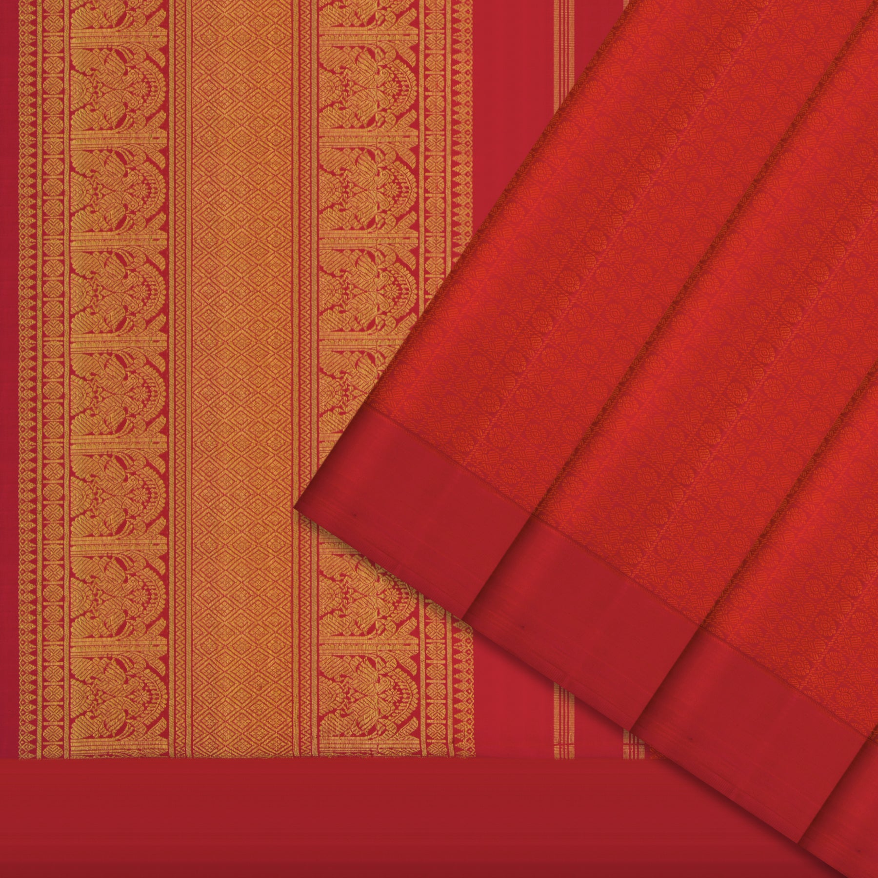 Kanakavalli Kanjivaram Silk Sari 25-595-HS001-04182 - Cover View