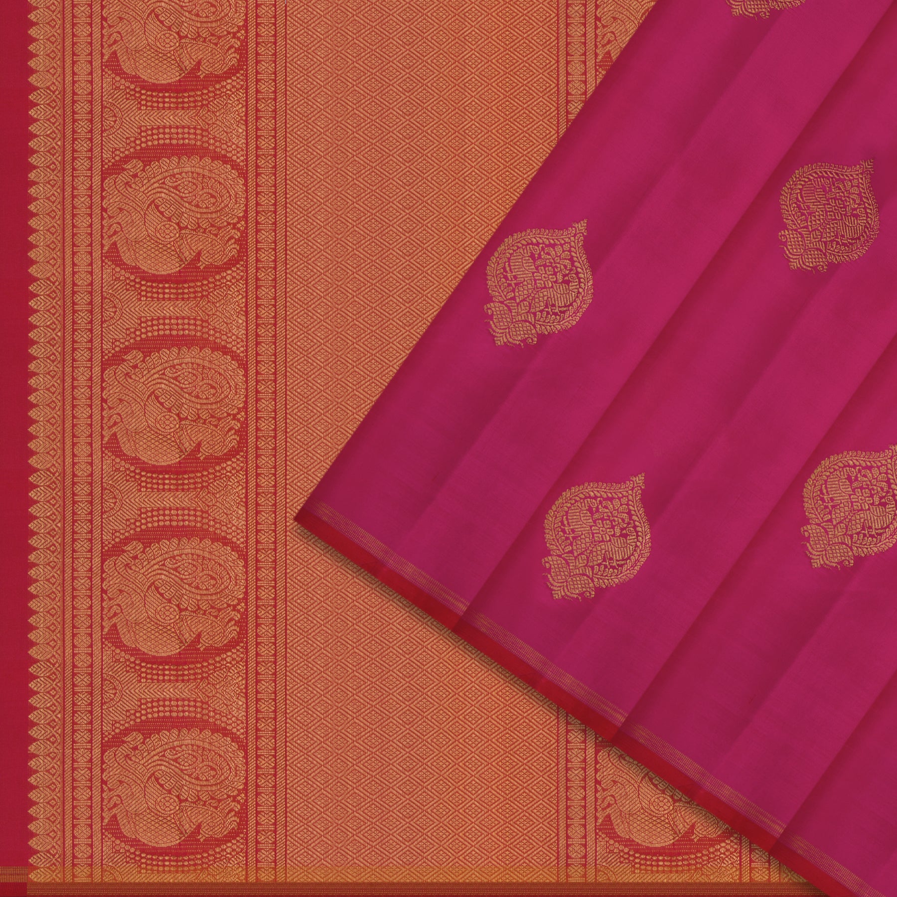 Kanakavalli Kanjivaram Silk Sari 25-595-HS001-04184 - Cover View
