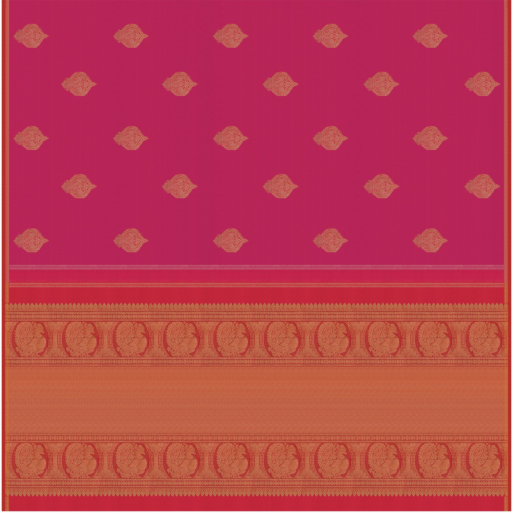 Kanakavalli Kanjivaram Silk Sari 25-595-HS001-04184 - Full View