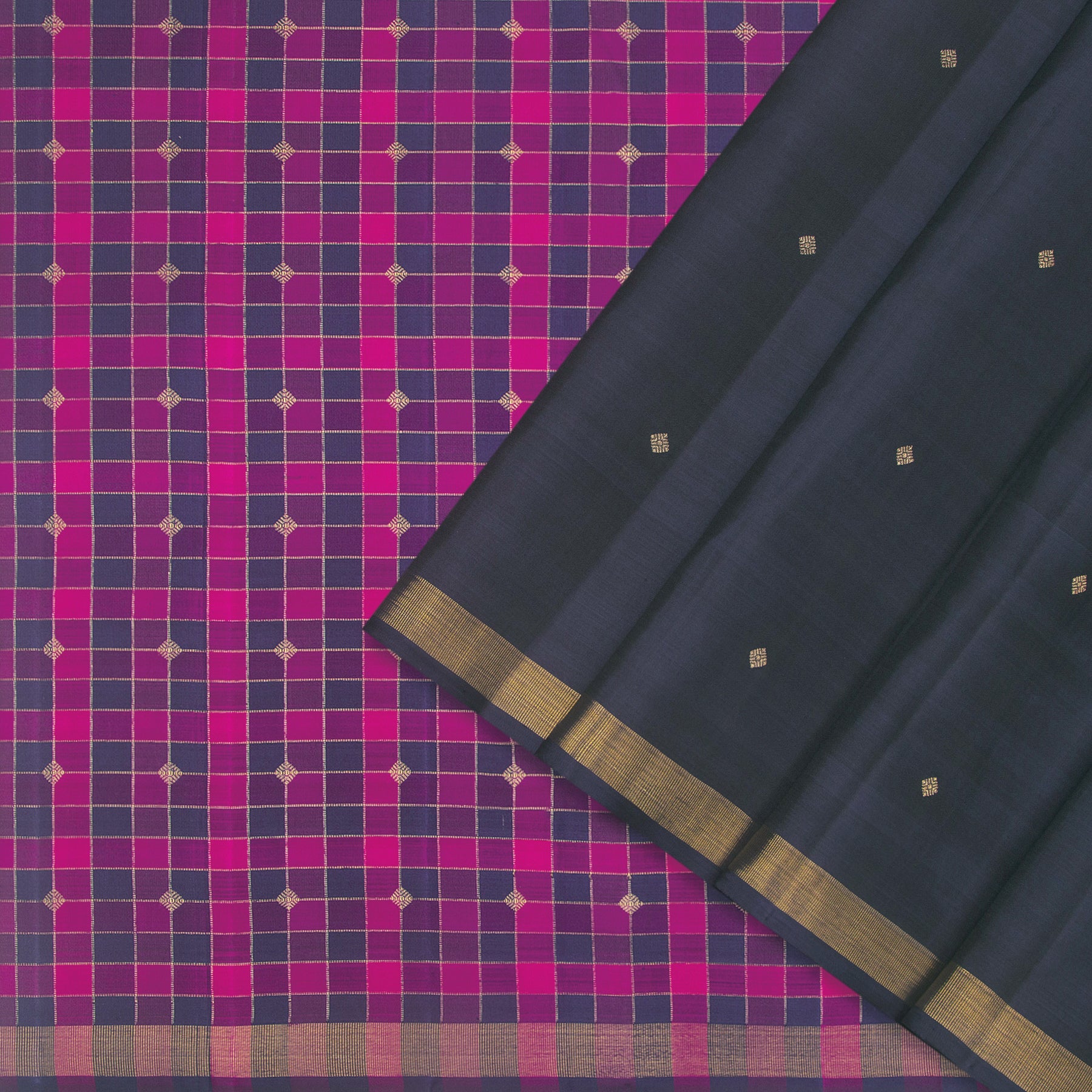 Kanakavalli Kanjivaram Silk Sari 25-595-HS001-04202 - Cover View