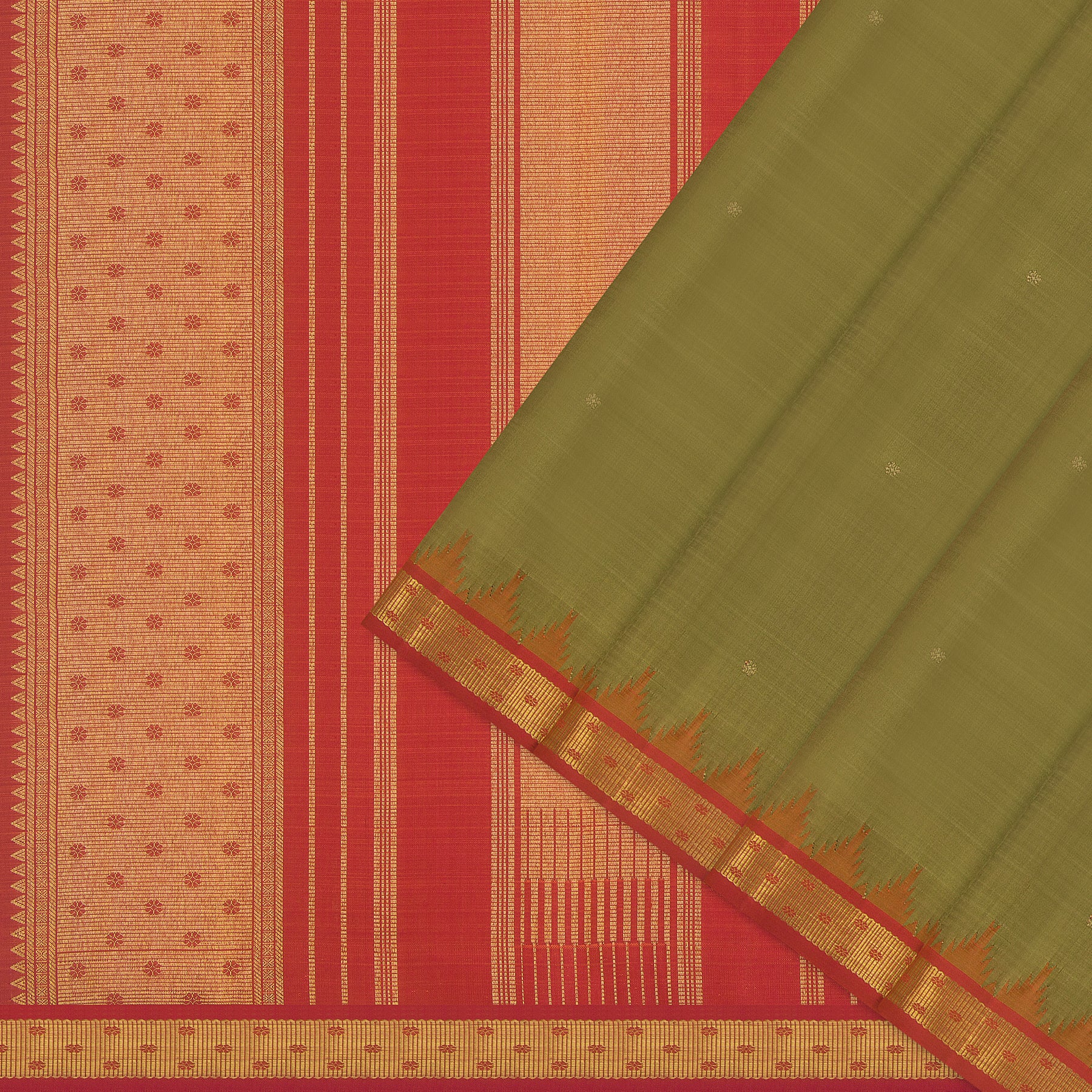Kanakavalli Kanjivaram Silk Sari 25-595-HS001-04229 - Cover View