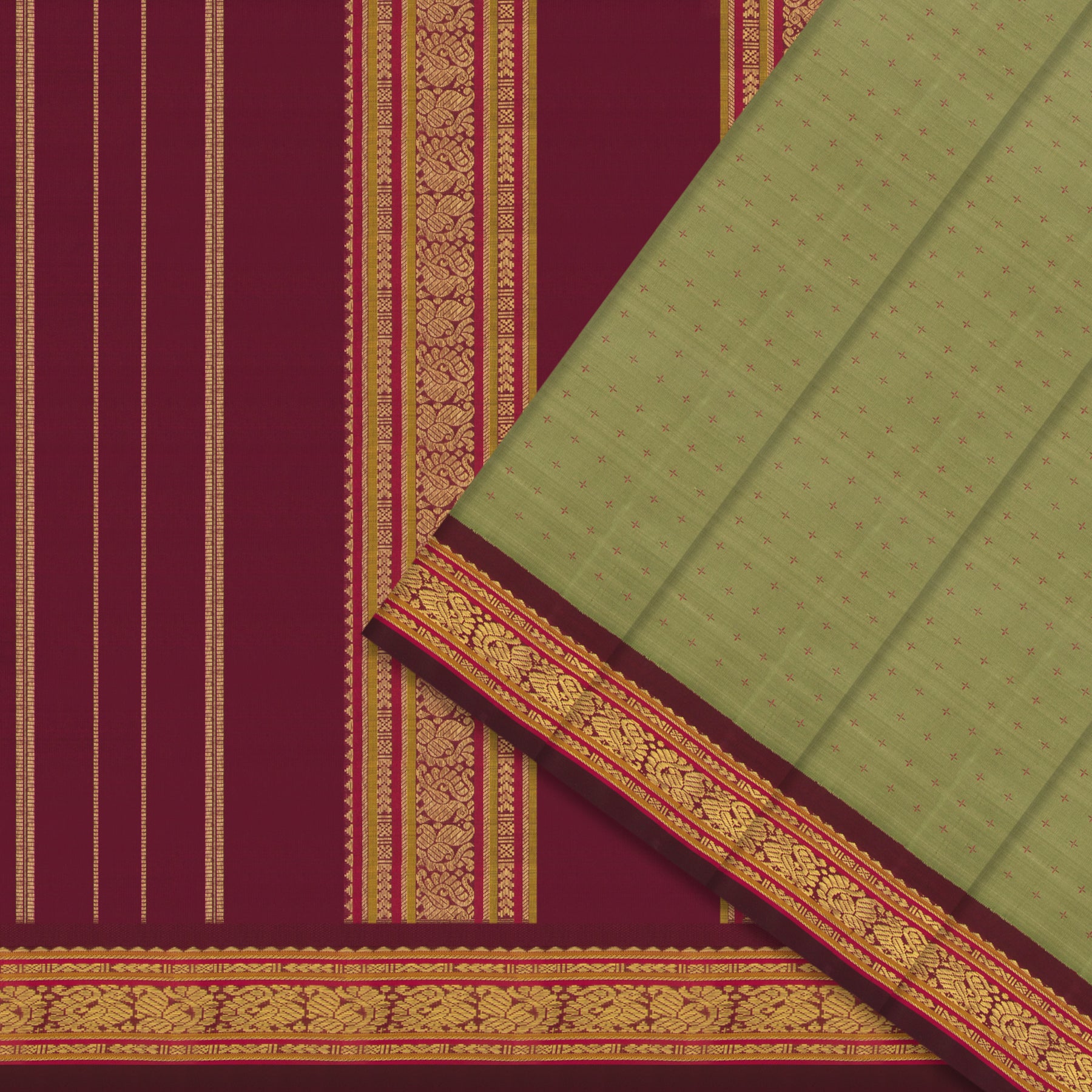 Kanakavalli Kanjivaram Silk Sari 25-595-HS001-04231 - Cover View