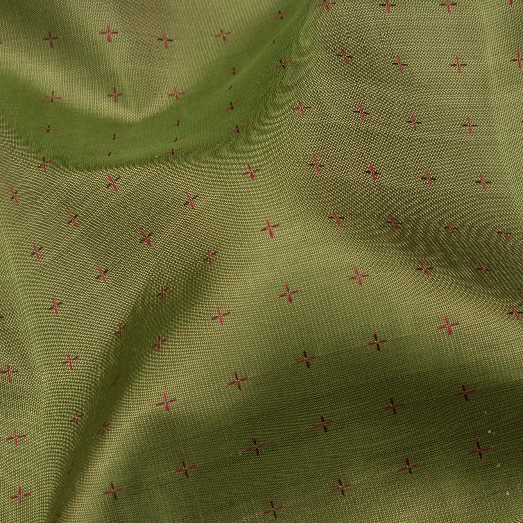 Kanakavalli Kanjivaram Silk Sari 25-595-HS001-04231 - Fabric View
