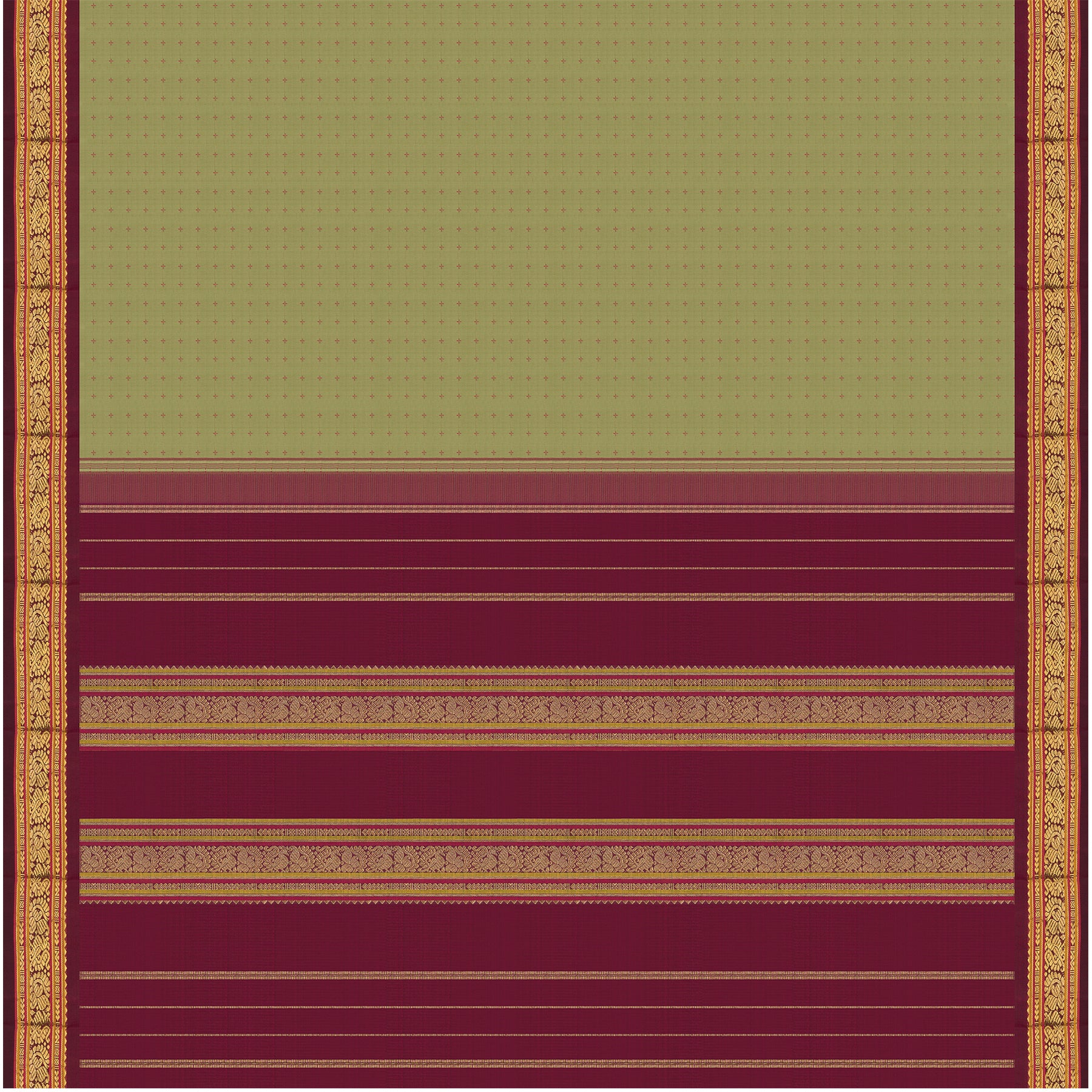 Kanakavalli Kanjivaram Silk Sari 25-595-HS001-04231 - Full View