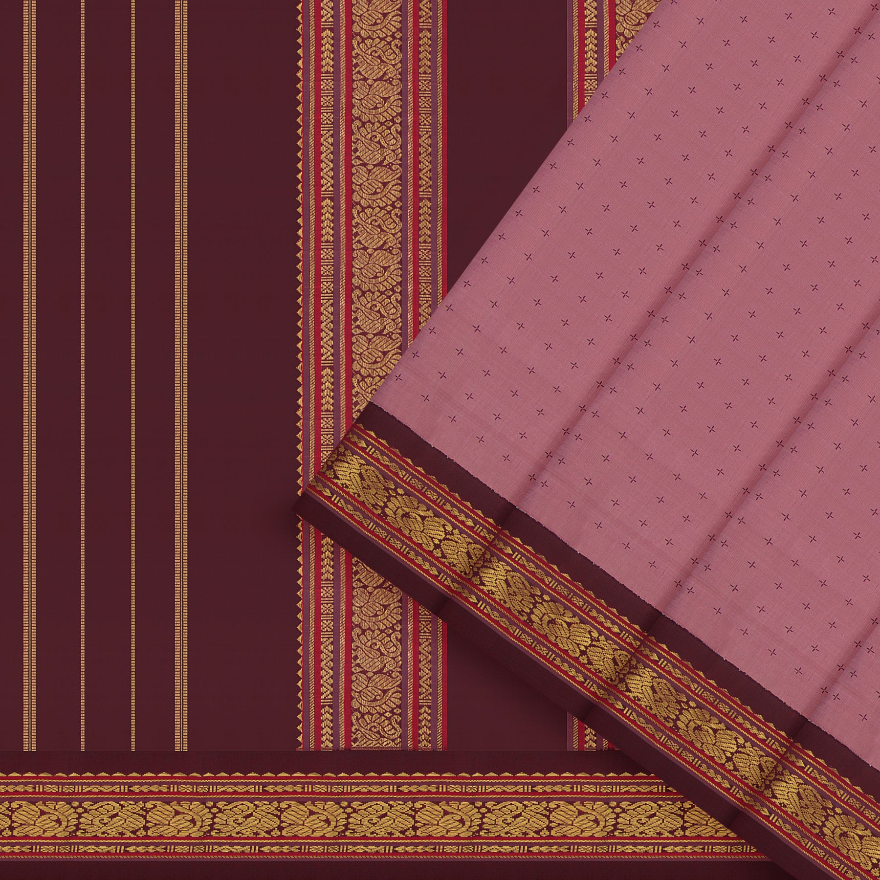 Kanakavalli Kanjivaram Silk Sari 25-595-HS001-04234 - Cover View