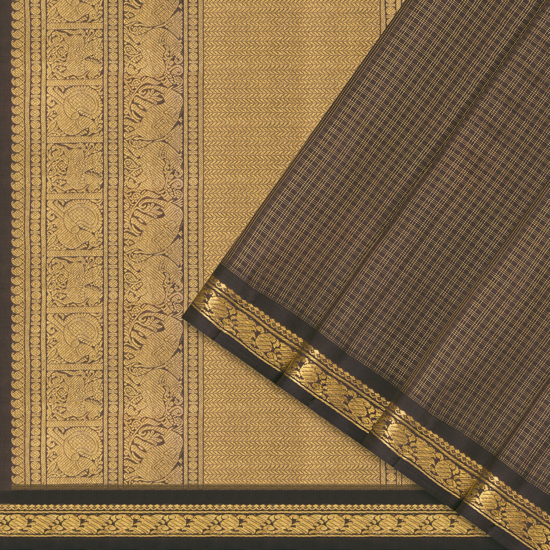 Kanakavalli Kanjivaram Silk Sari 25-595-HS001-04237 - Cover View