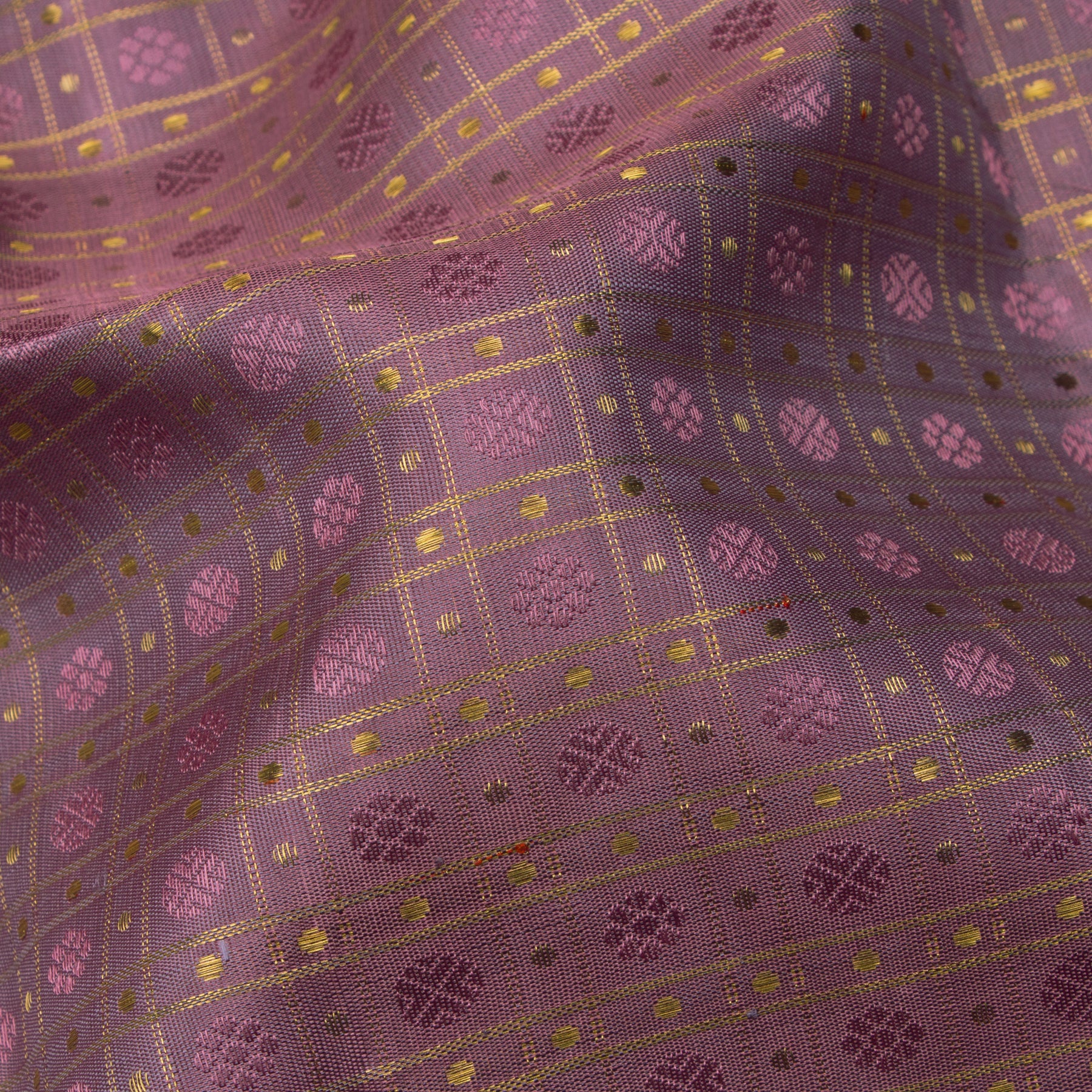 Kanakavalli Kanjivaram Silk Sari 25-595-HS001-04254 - Fabric View