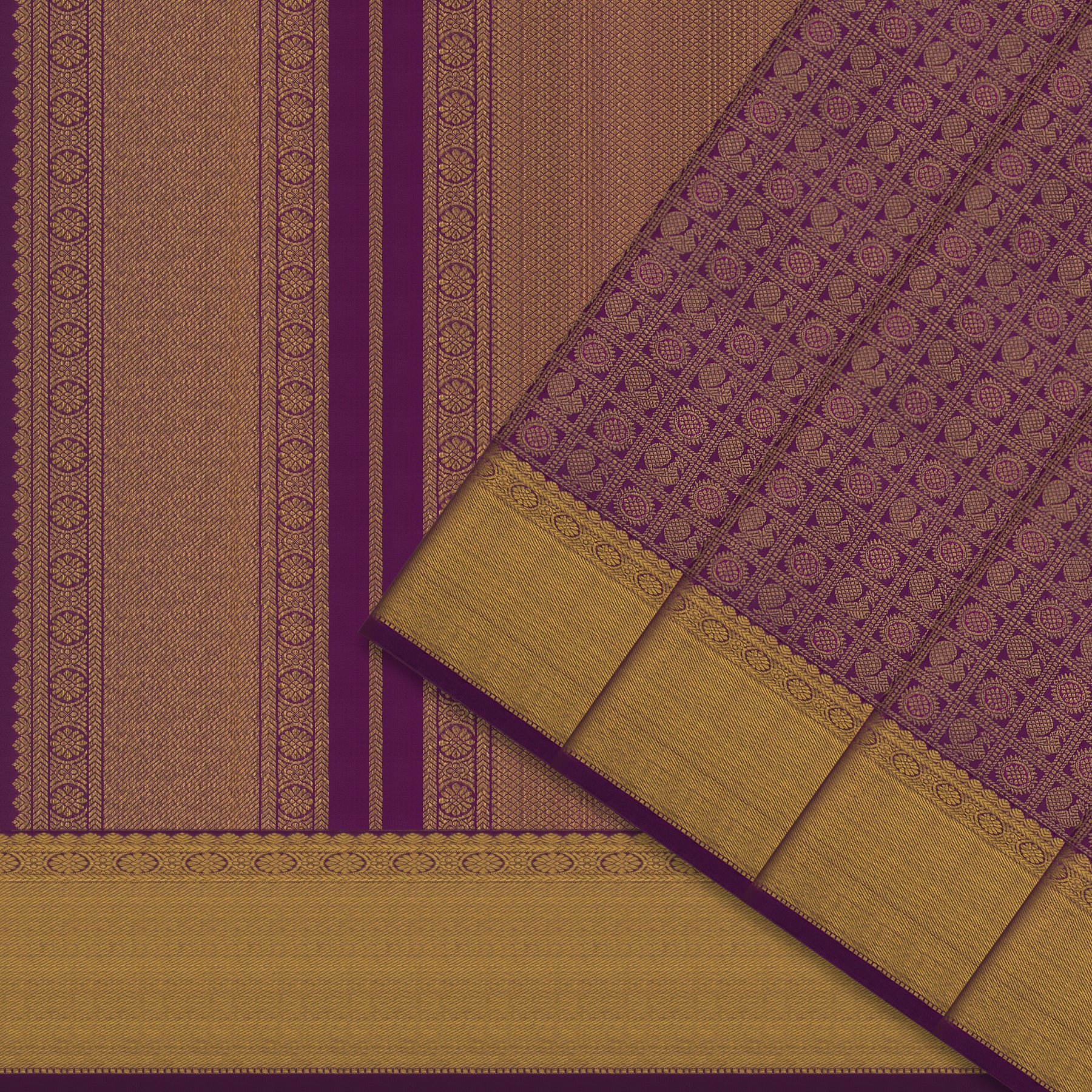 Kanakavalli Kanjivaram Silk Sari 25-595-HS001-04276 - Cover View
