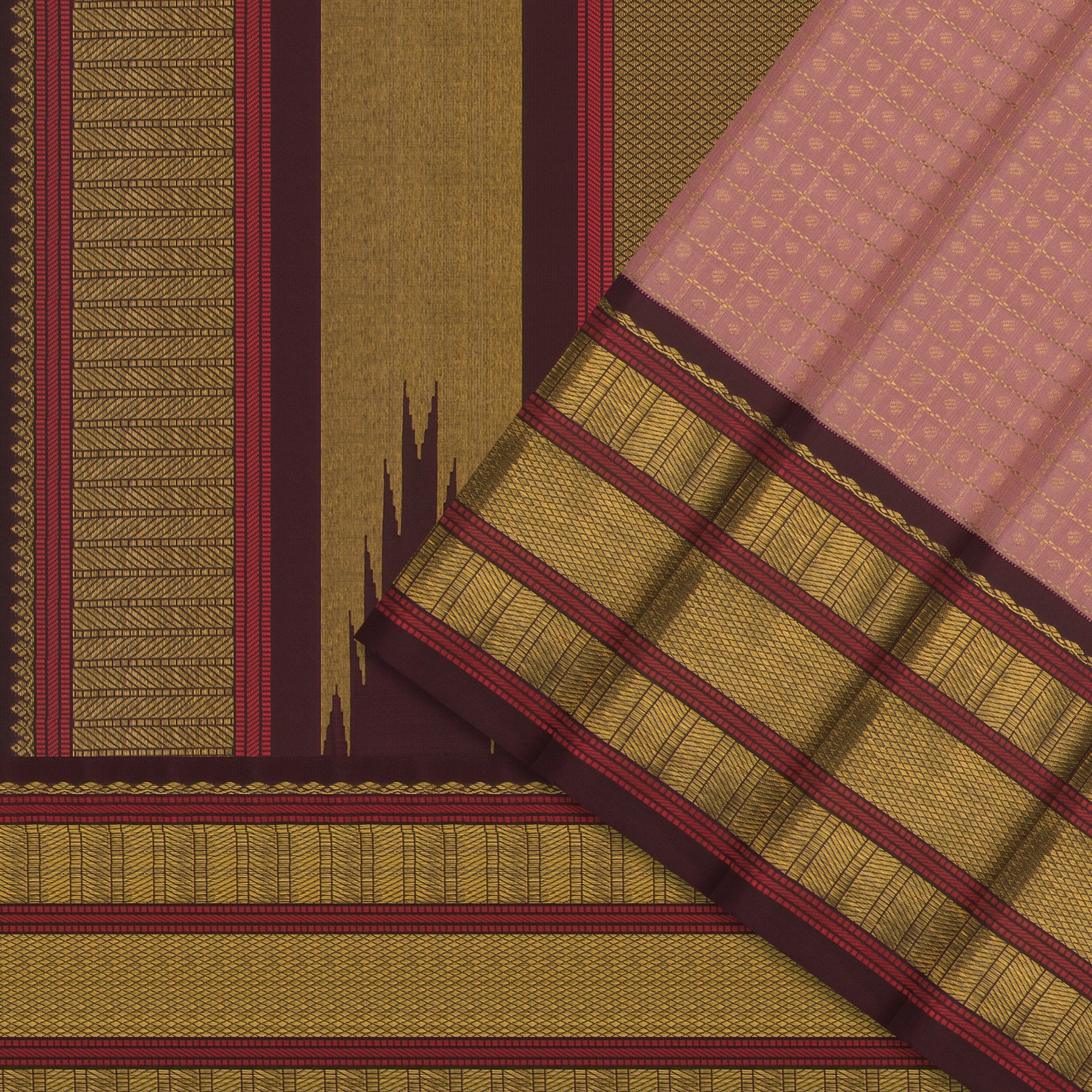 Kanakavalli Kanjivaram Silk Sari 25-595-HS001-04278 - Cover View