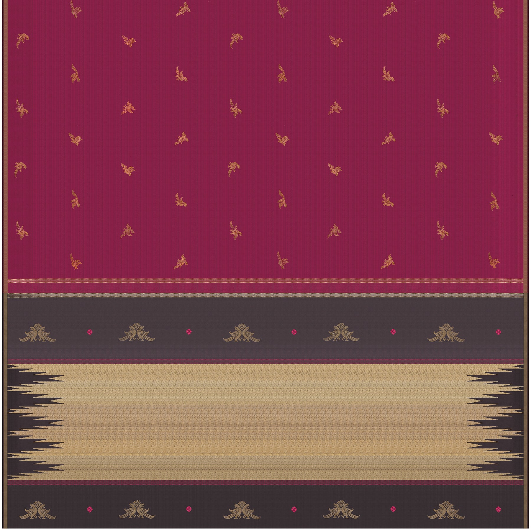Kanakavalli Kanjivaram Silk Sari 25-595-HS001-04725 - Full View
