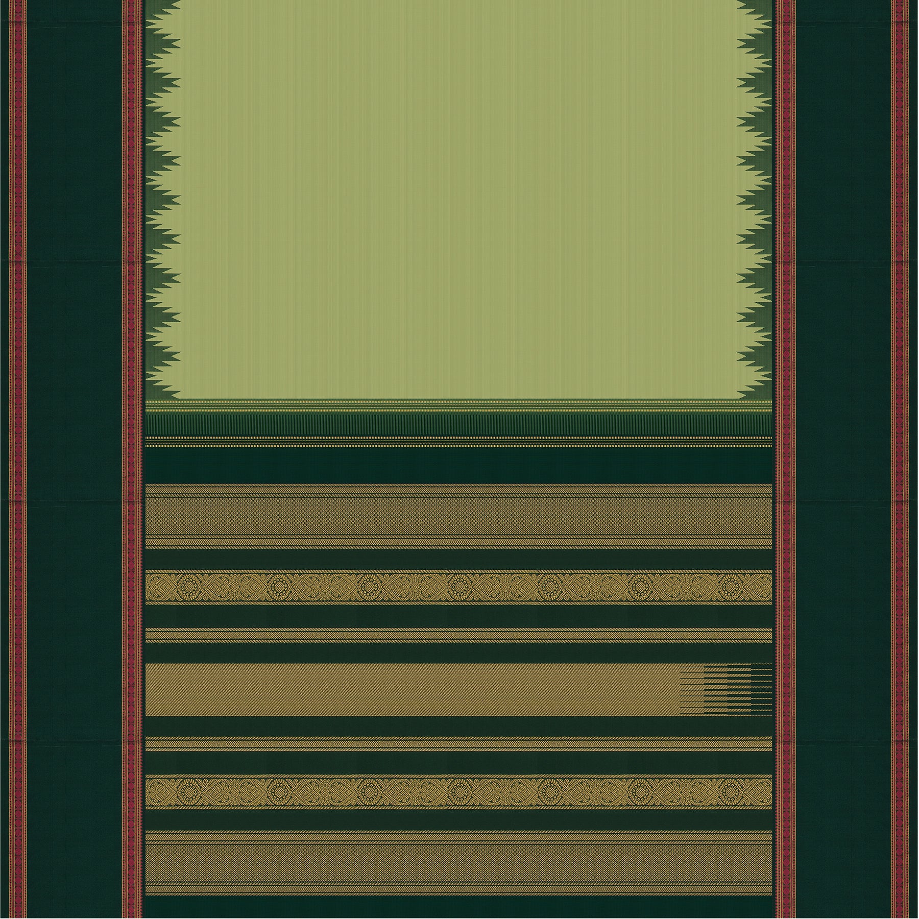 Kanakavalli Kanjivaram Silk Sari 25-595-HS001-04740 - Full View