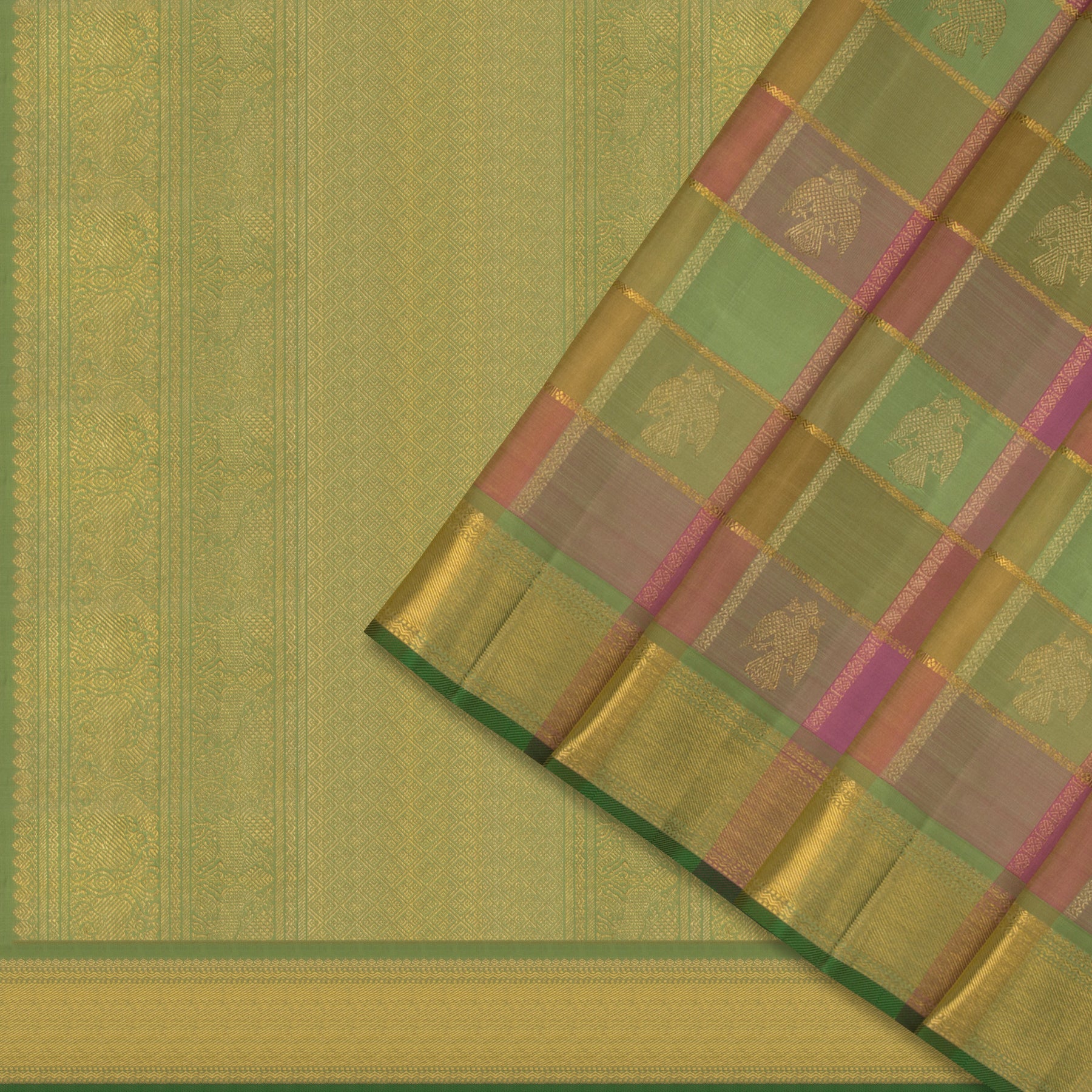 Kanakavalli Kanjivaram Silk Sari 25-595-HS001-04780 - Cover View