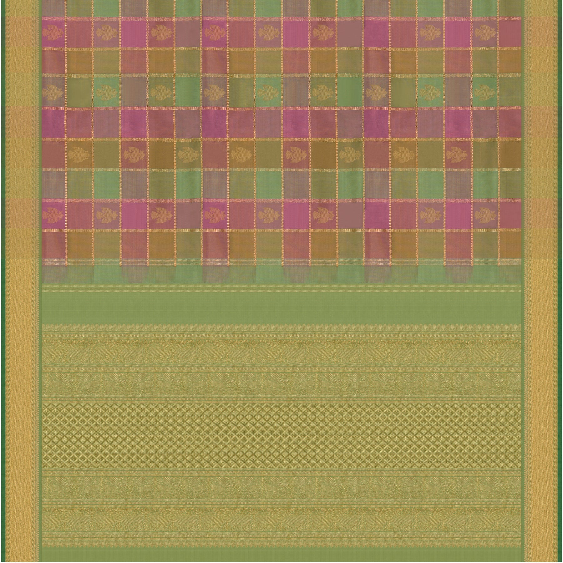 Kanakavalli Kanjivaram Silk Sari 25-595-HS001-04780 - Full View