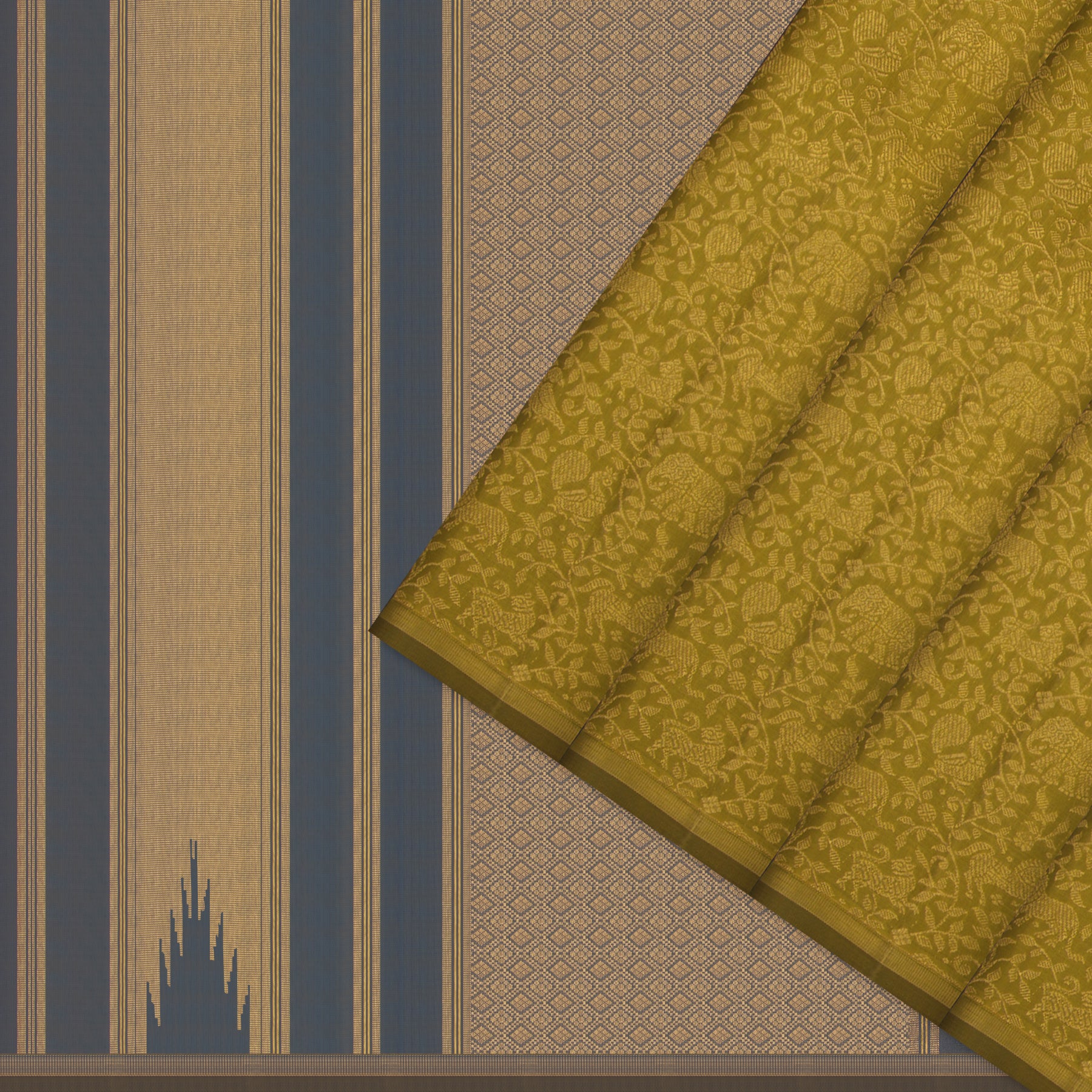 Kanakavalli Kanjivaram Silk Sari 25-595-HS001-04796 - Cover View