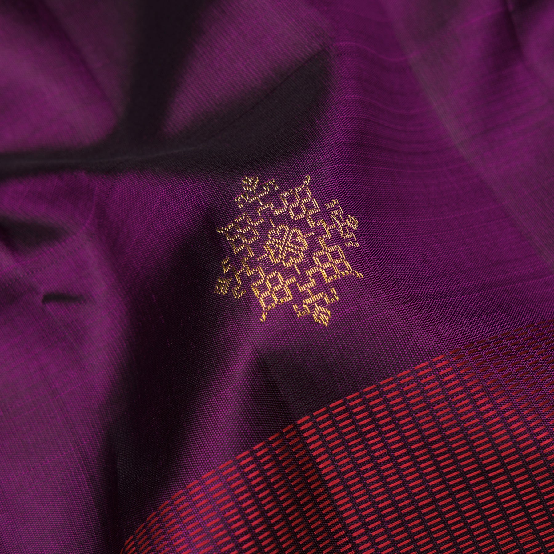 Kanakavalli Kanjivaram Silk Sari 25-595-HS001-05937 - Fabric View