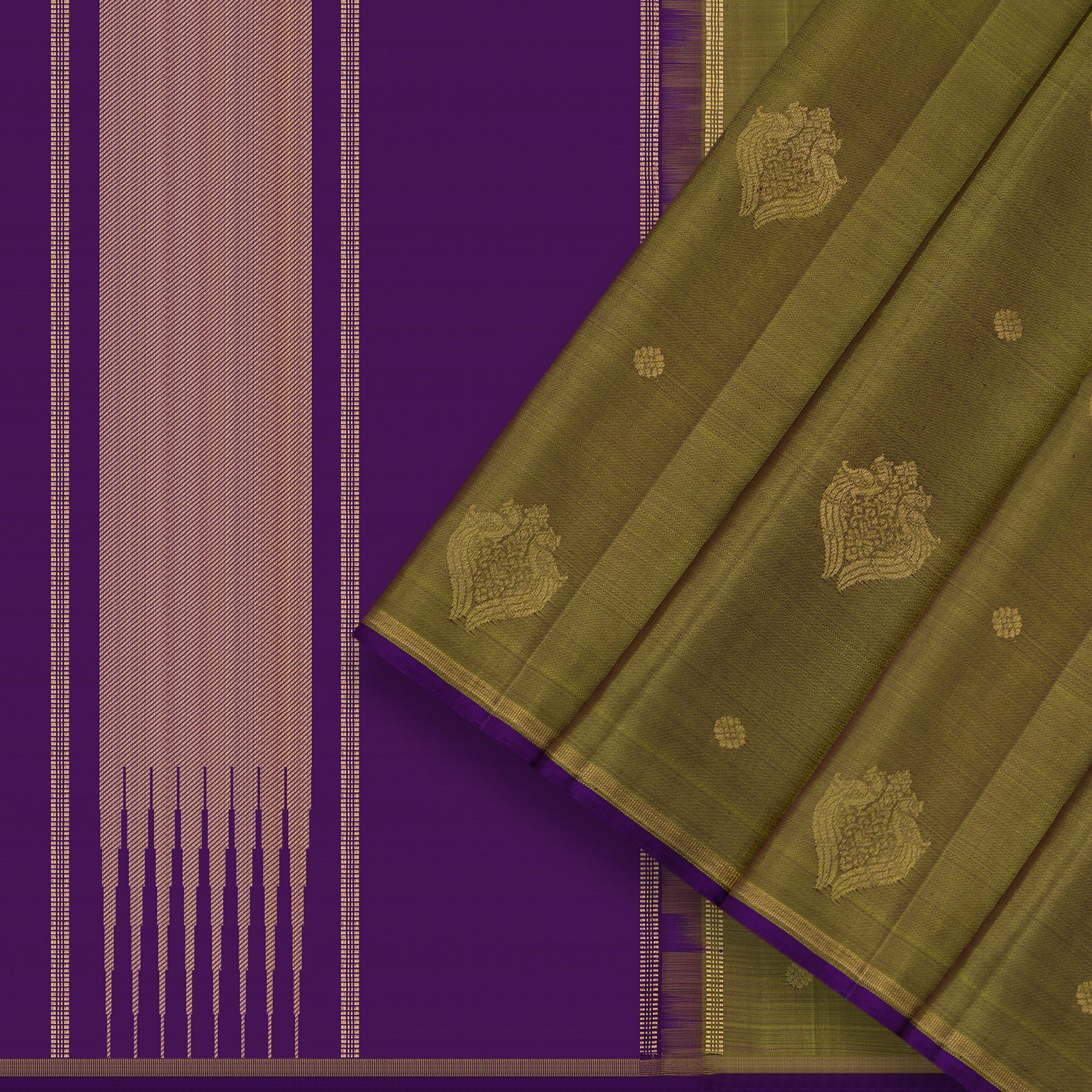 Kanakavalli Kanjivaram Silk Sari 25-595-HS001-05954 - Cover View