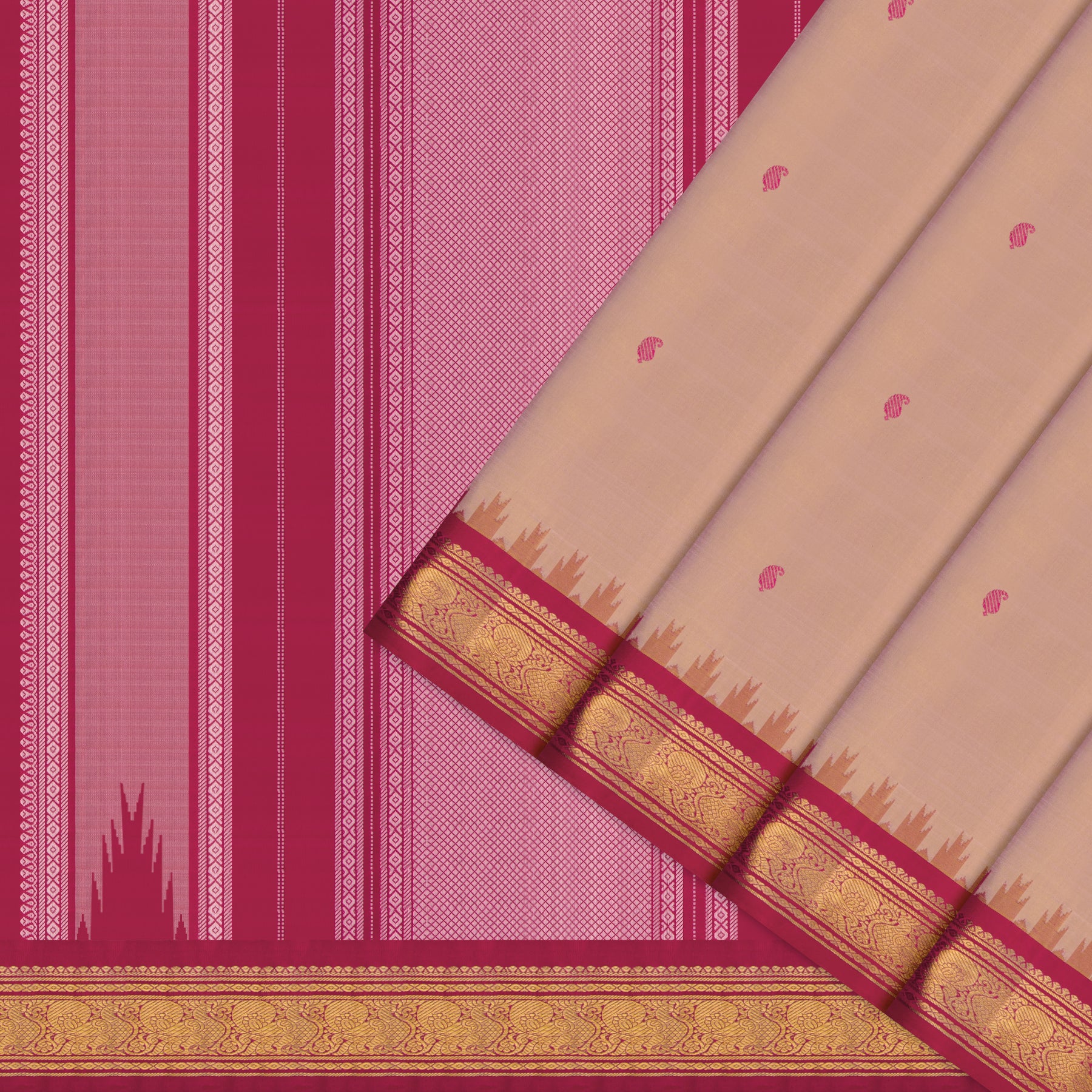 Kanakavalli Kanjivaram Silk Sari 25-595-HS001-05979 - Cover View
