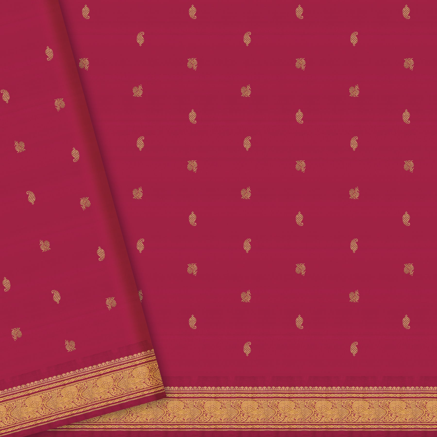 Kanakavalli Kanjivaram Silk Sari 25-595-HS001-05979 - Blouse View