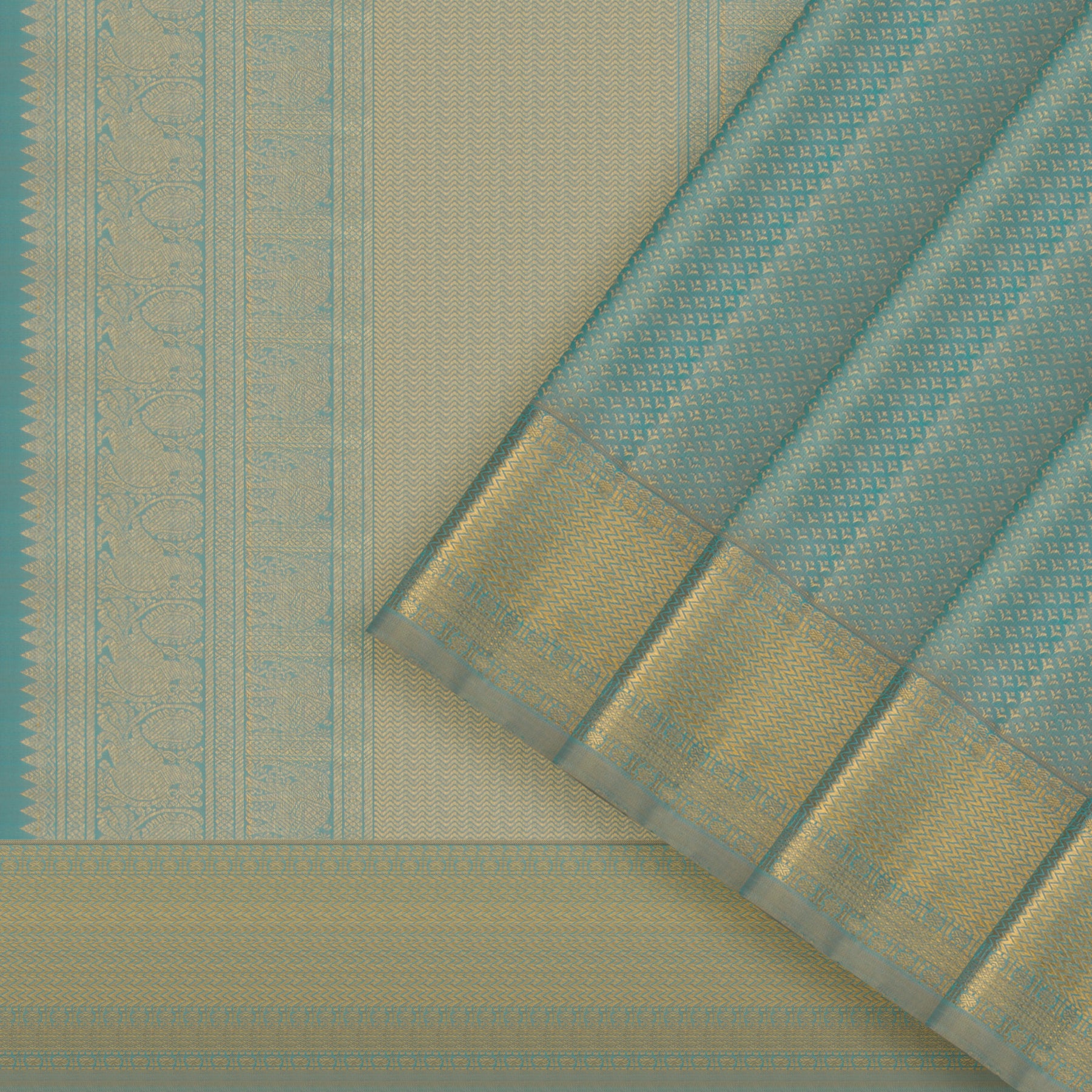 Kanakavalli Kanjivaram Silk Sari 25-595-HS001-06005 - Cover View