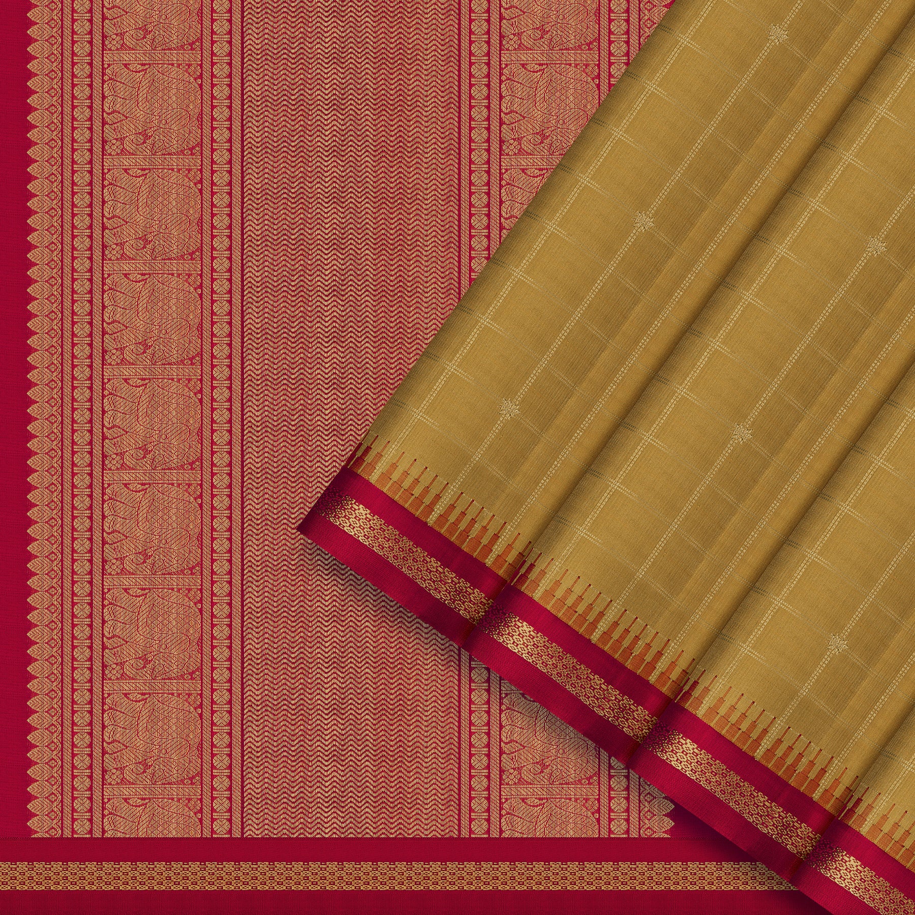 Kanakavalli Kanjivaram Silk Sari 25-595-HS001-06030 - Cover View