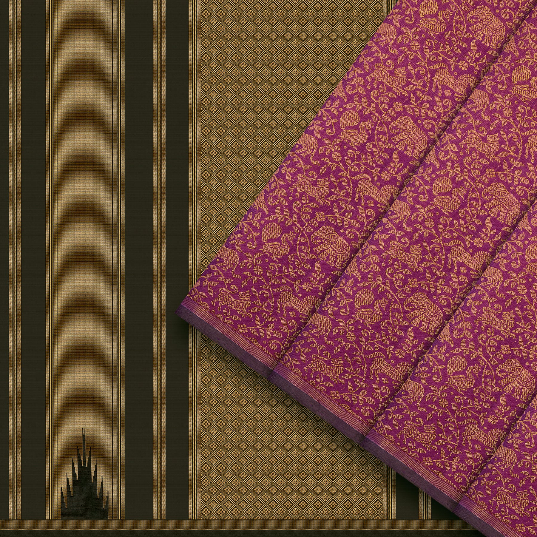 Kanakavalli Kanjivaram Silk Sari 25-595-HS001-06033 - Cover View