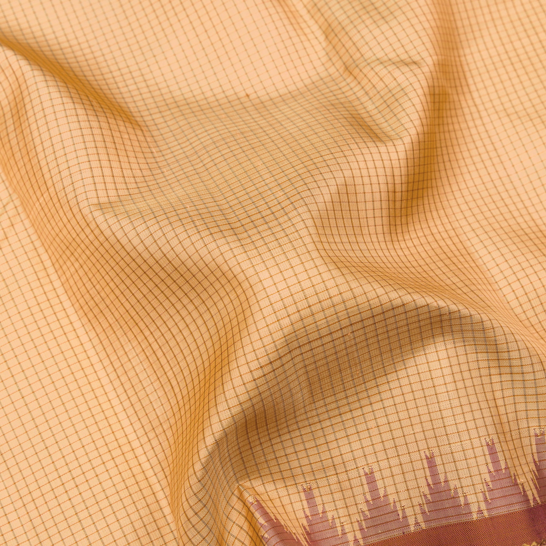 Kanakavalli Kanjivaram Silk Sari 25-595-HS001-07009 - Fabric View