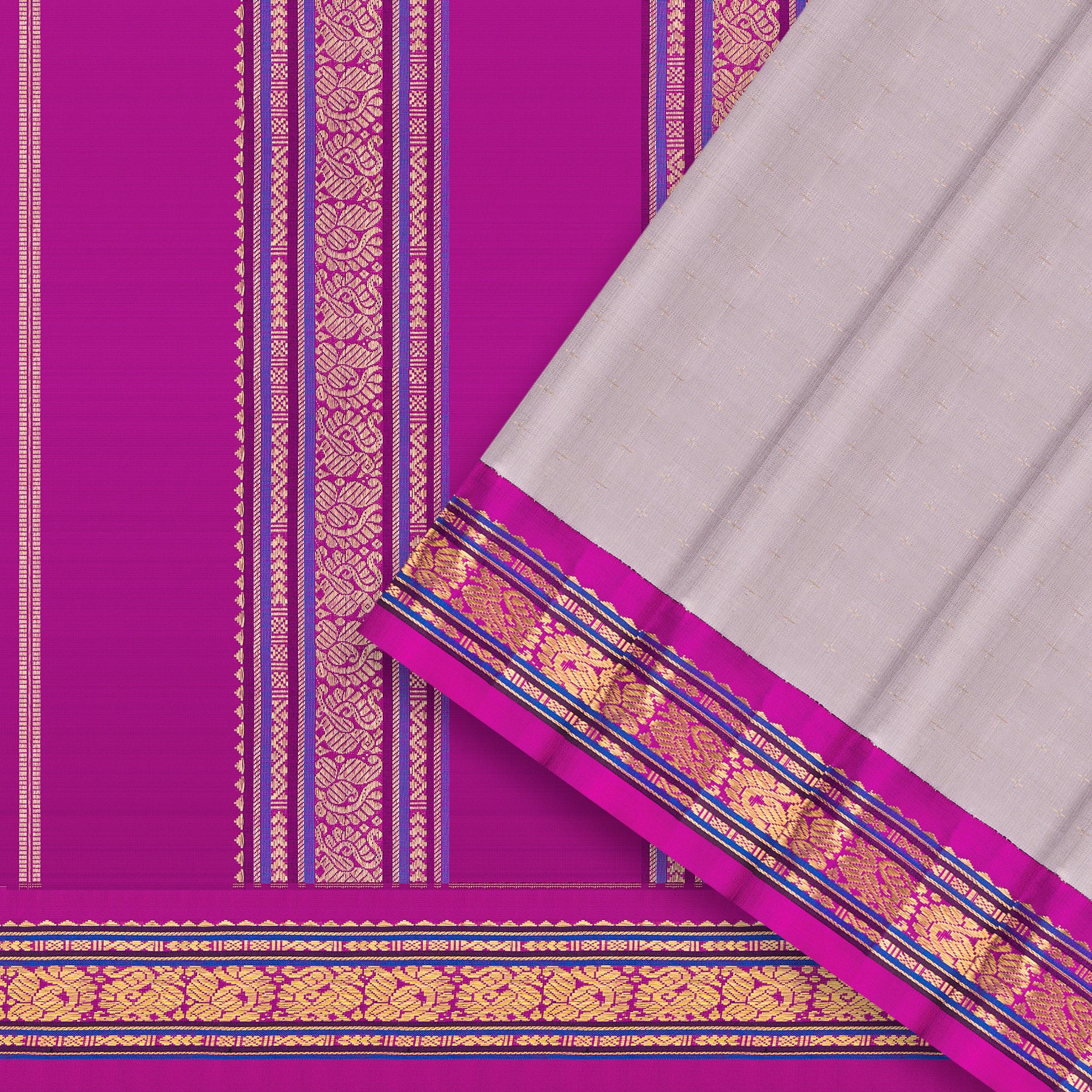 Kanakavalli Kanjivaram Silk Sari 25-595-HS001-07025 - Cover View