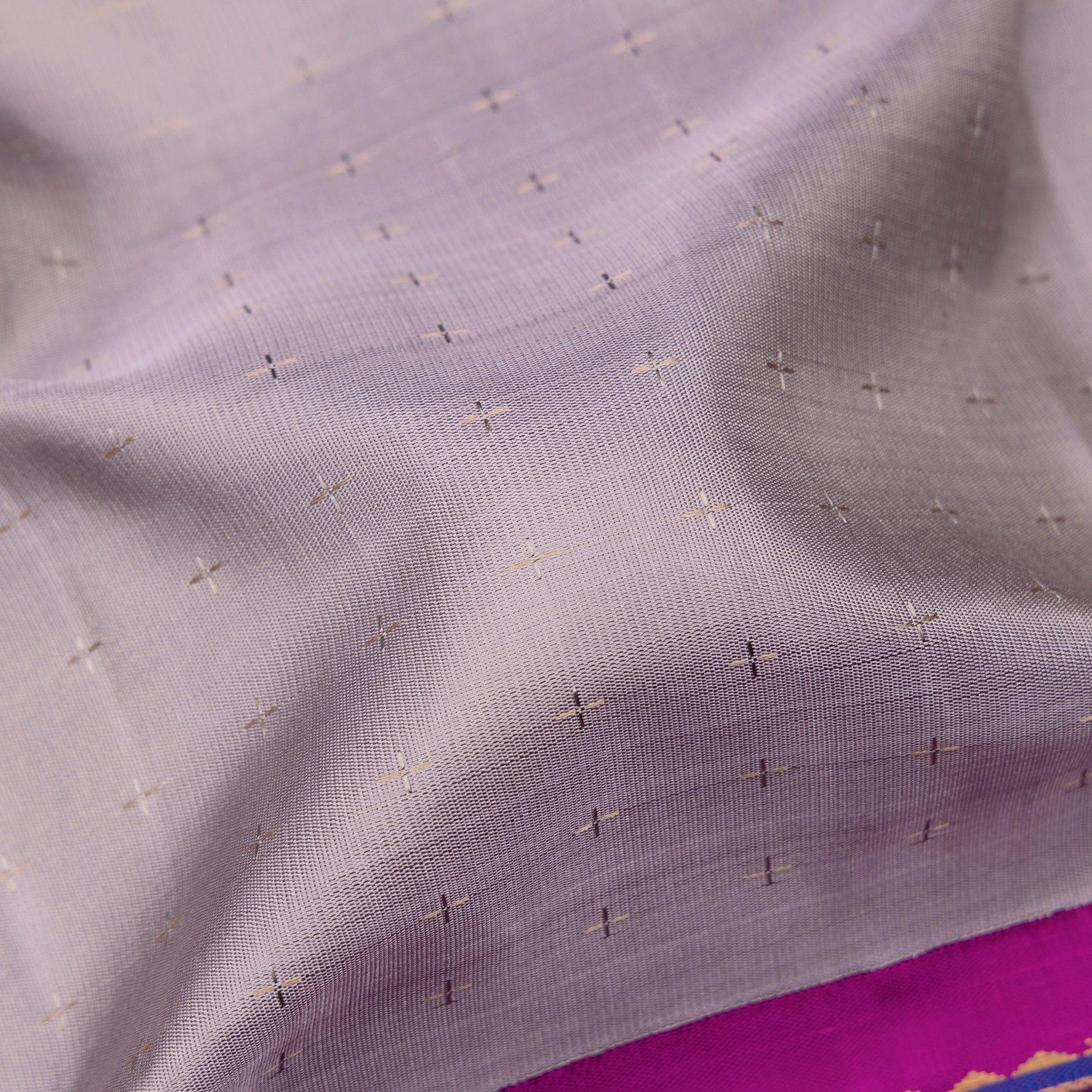 Kanakavalli Kanjivaram Silk Sari 25-595-HS001-07025 - Fabric View
