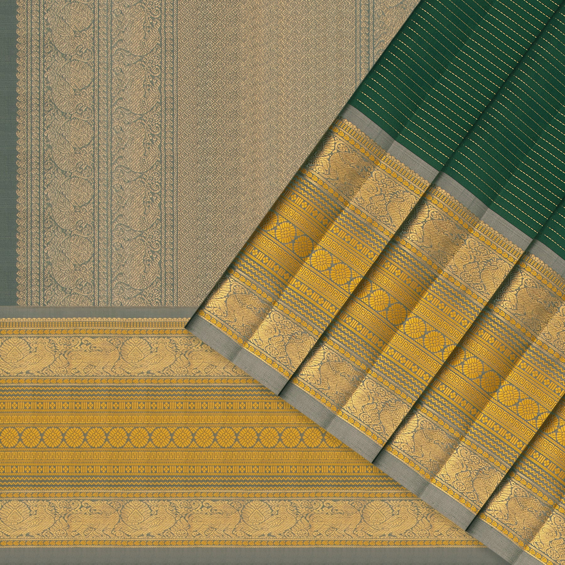 Kanakavalli Kanjivaram Silk Sari 25-595-HS001-07044 - Cover View
