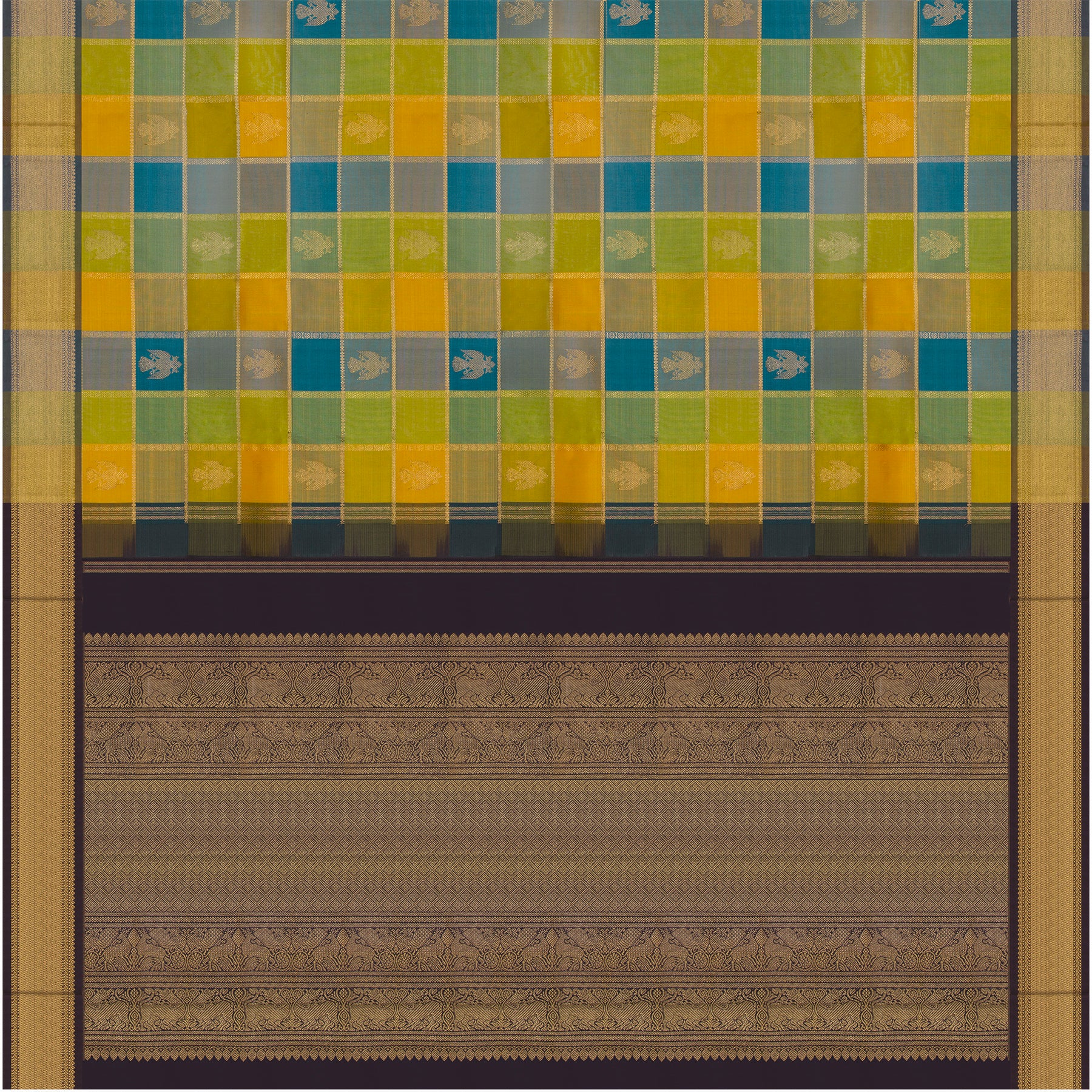 Kanakavalli Kanjivaram Silk Sari 25-595-HS001-07047 - Full View