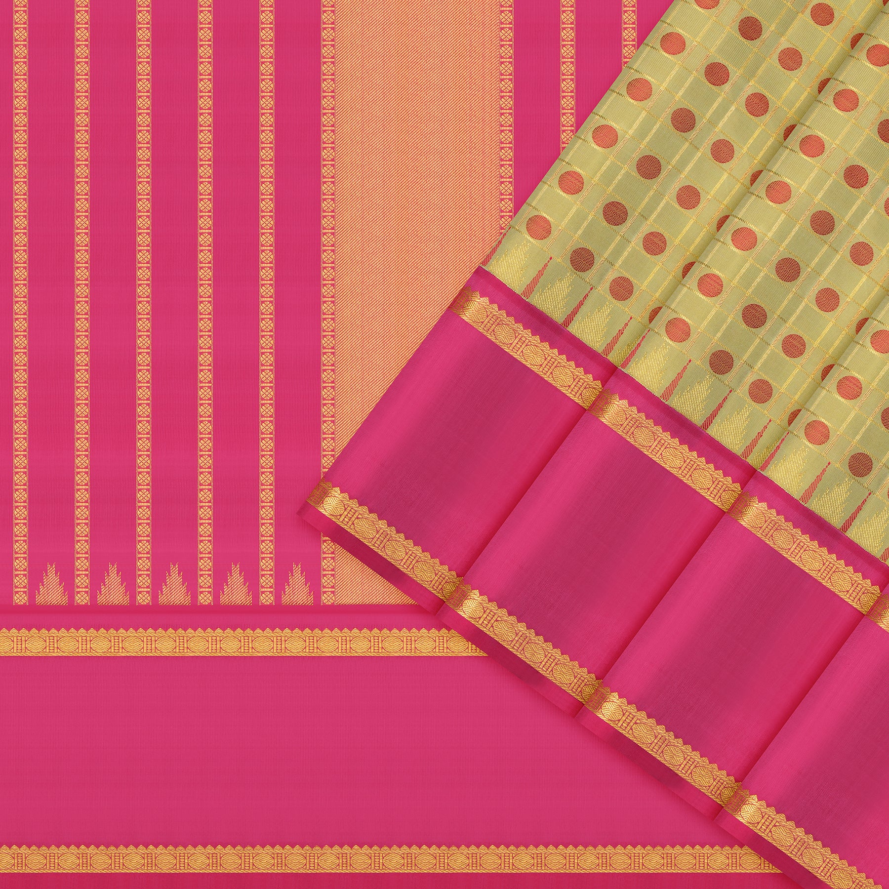 Kanakavalli Kanjivaram Silk Sari 25-595-HS001-07067 - Cover View