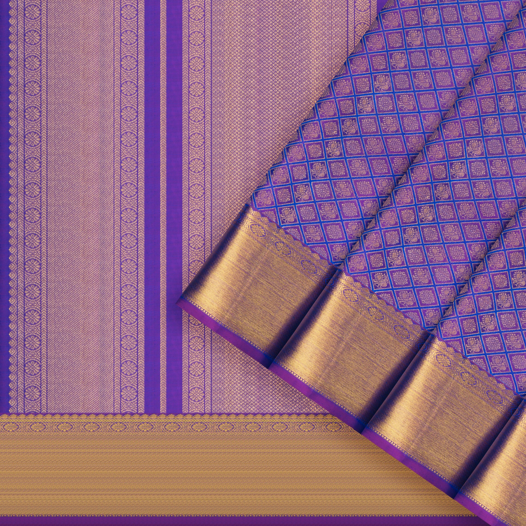 Kanakavalli Kanjivaram Silk Sari 25-595-HS001-07072 - Cover View
