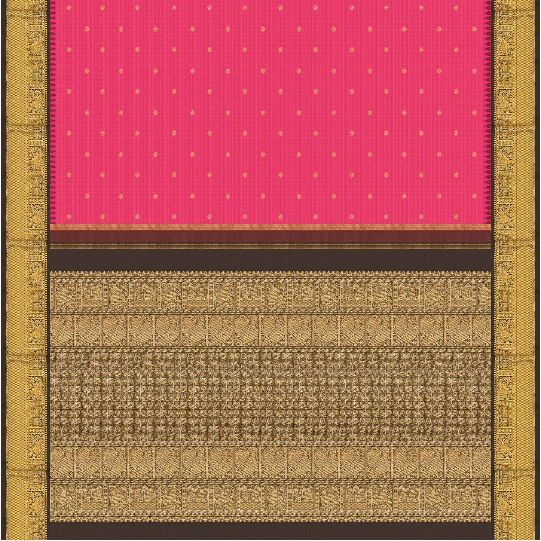 Kanakavalli Kanjivaram Silk Sari 25-595-HS001-07080 - Full View