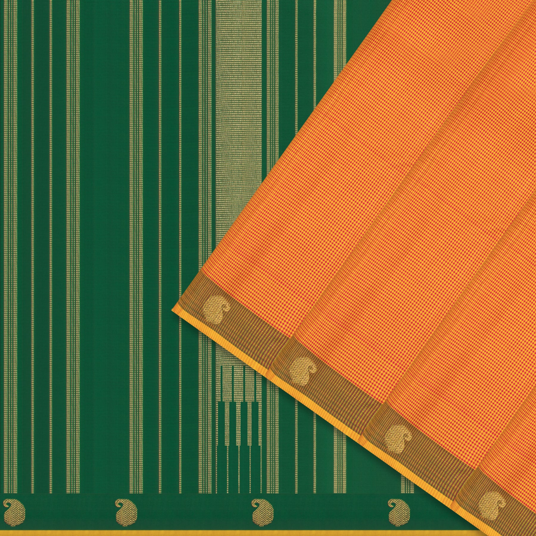 Kanakavalli Kanjivaram Silk Sari 25-595-HS001-07231 - Cover View