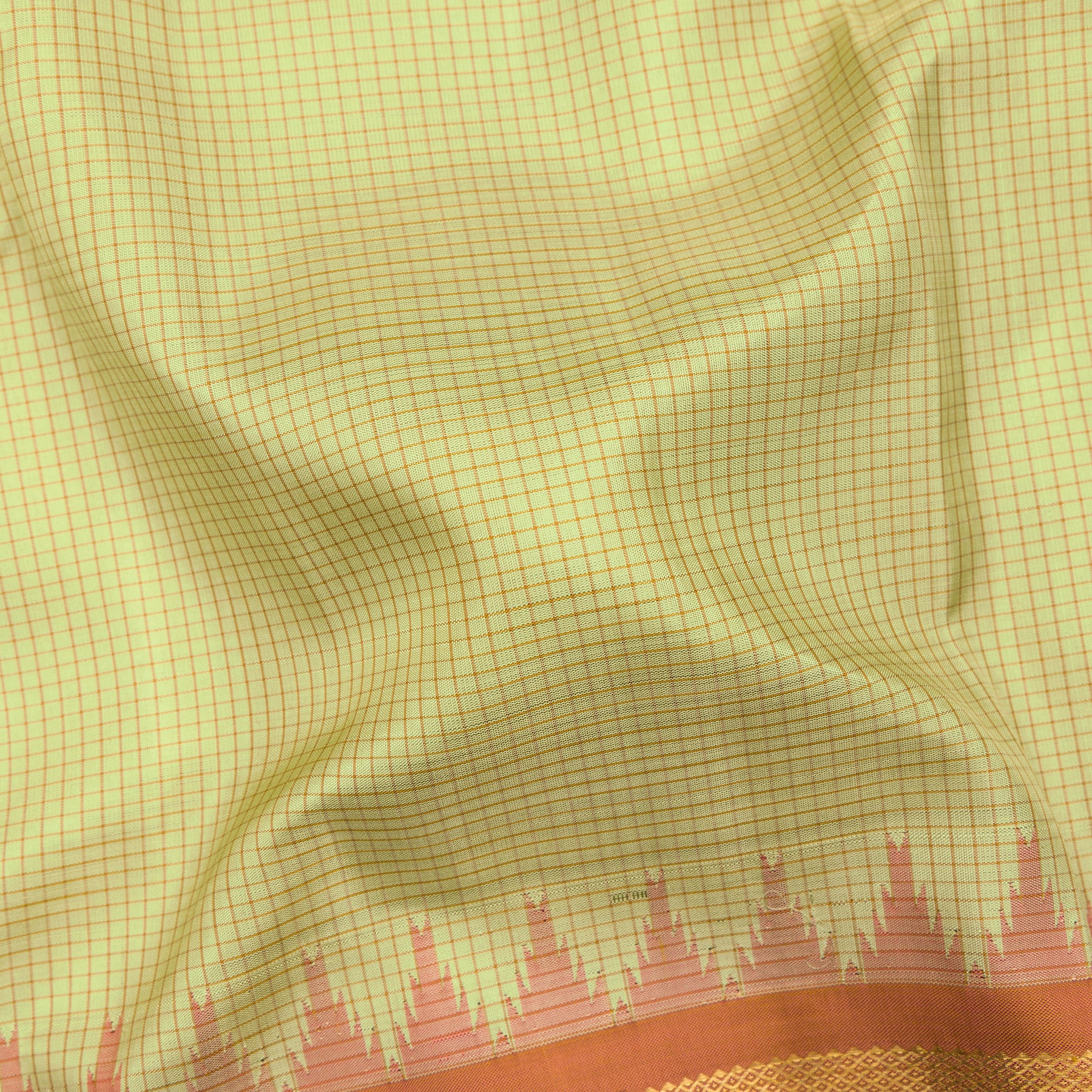 Kanakavalli Kanjivaram Silk Sari 25-595-HS001-07293 - Fabric View