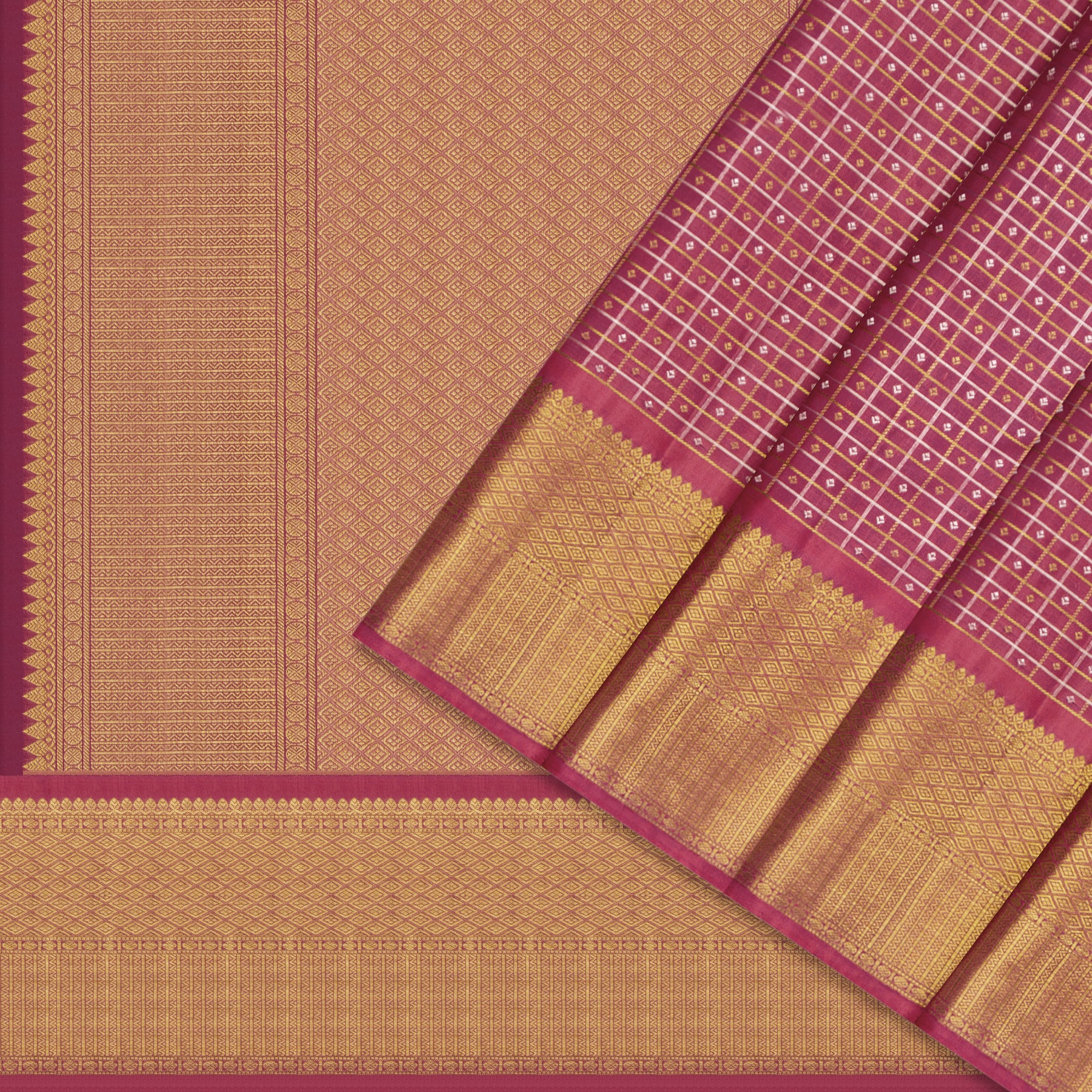 Kanakavalli Kanjivaram Silk Sari 25-595-HS001-07333 - Cover View