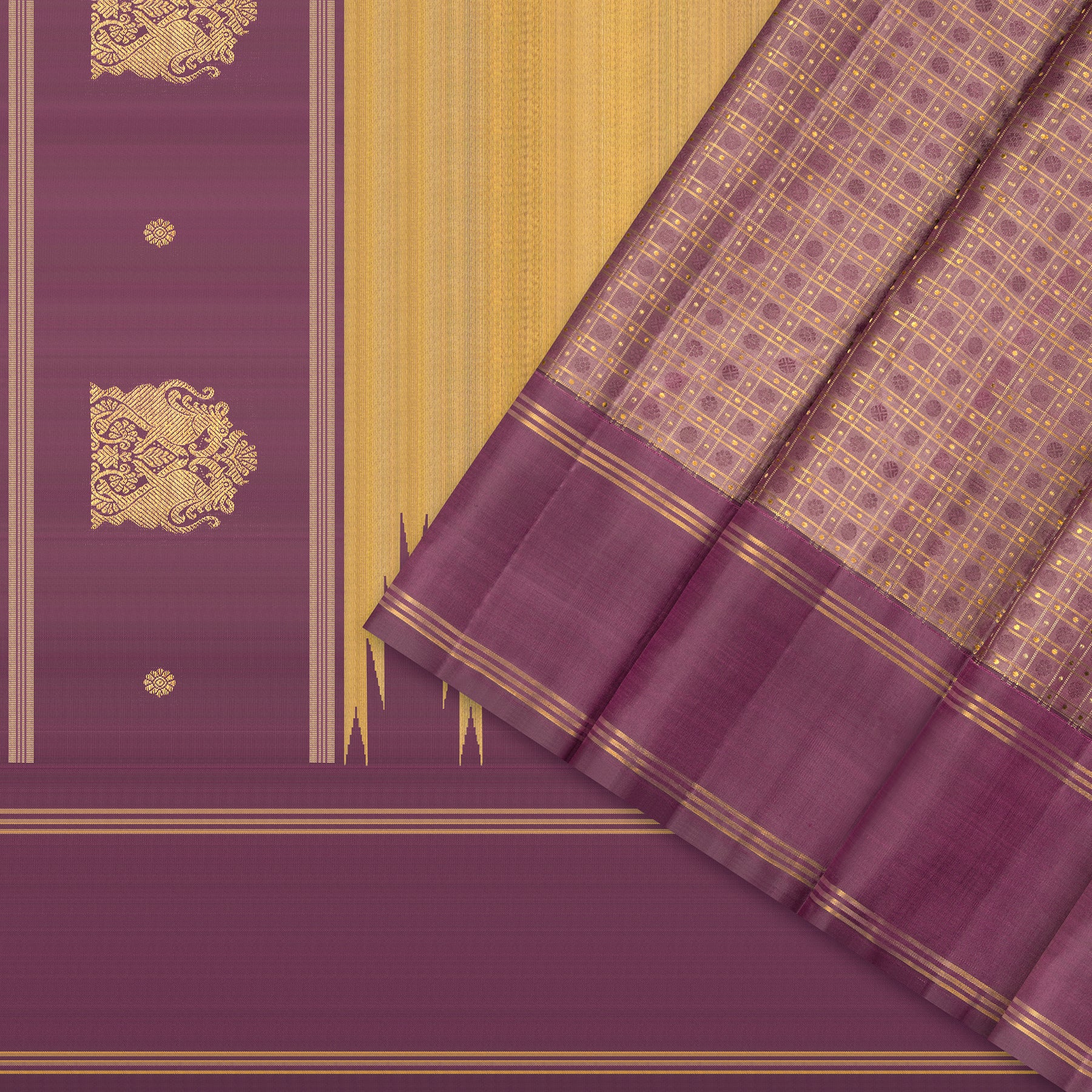 Kanakavalli Kanjivaram Silk Sari 25-595-HS001-07345 - Cover View