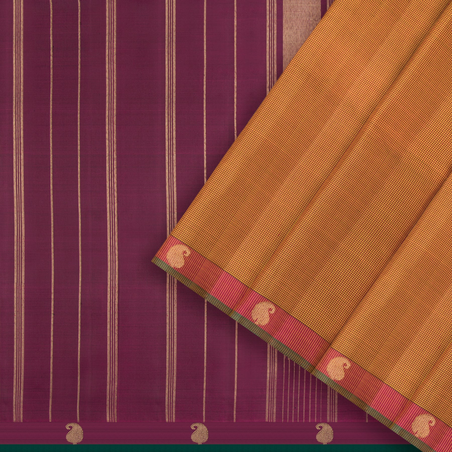 Kanakavalli Kanjivaram Silk Sari 25-595-HS001-08240 - Cover View