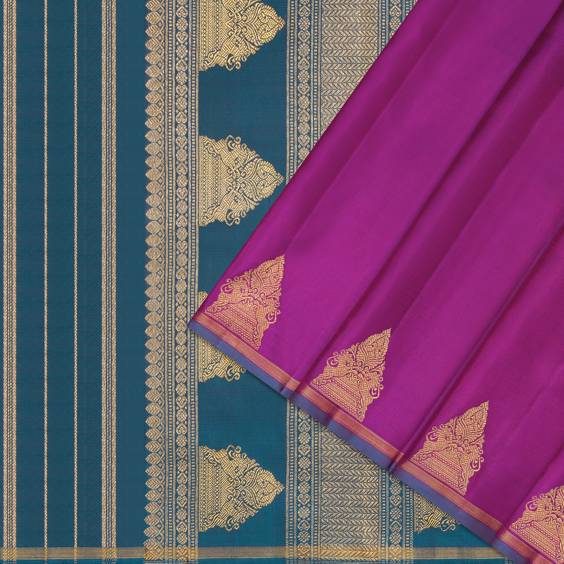 Kanakavalli Kanjivaram Silk Sari 25-595-HS001-08241 - Cover View