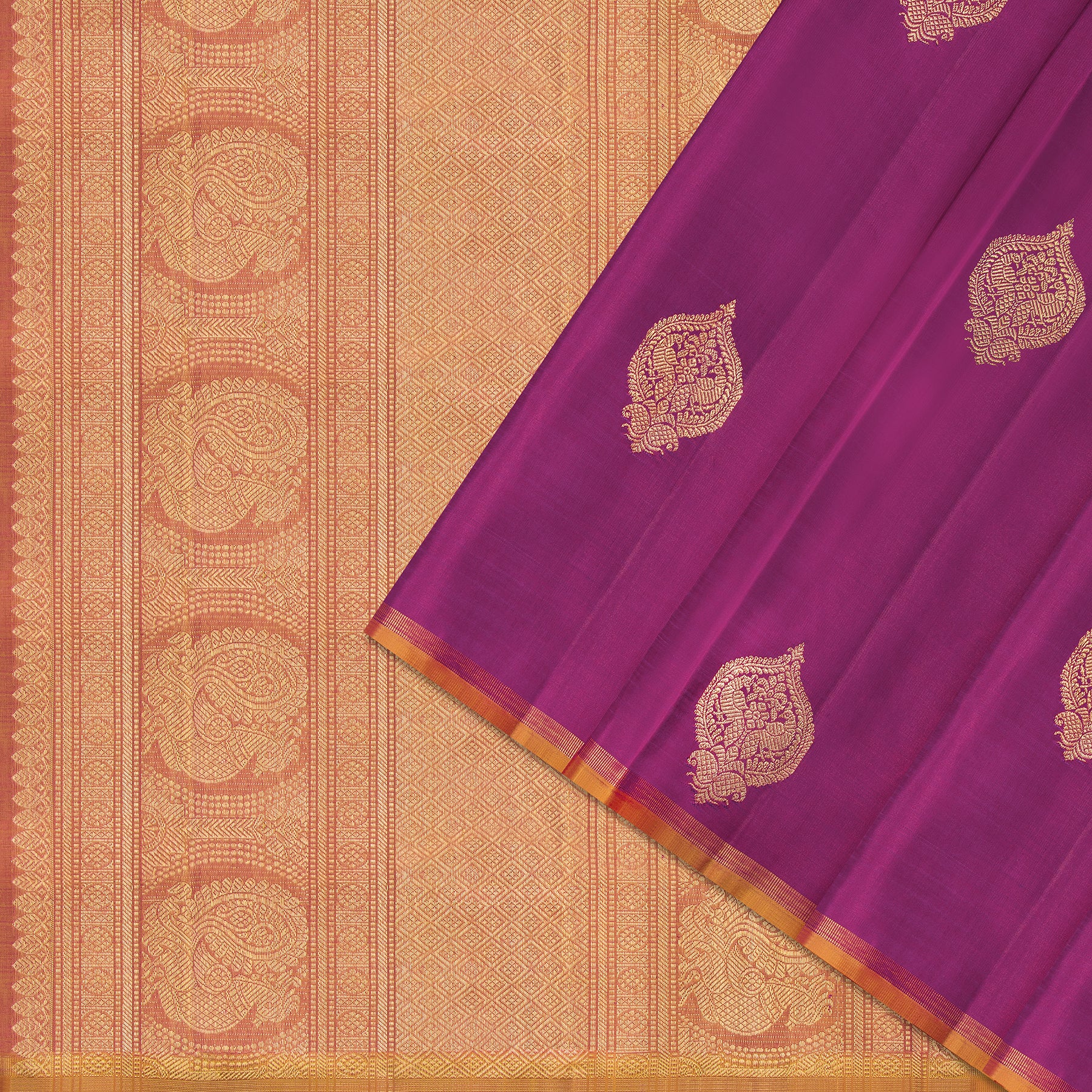Kanakavalli Kanjivaram Silk Sari 25-595-HS001-08245 - Cover View