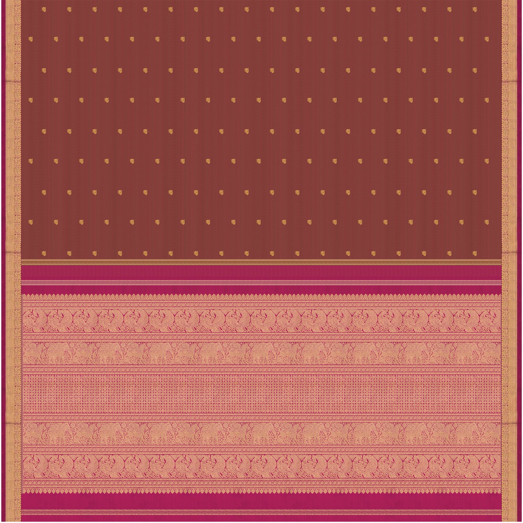 Kanakavalli Kanjivaram Silk Sari 25-595-HS001-08249 - Full View