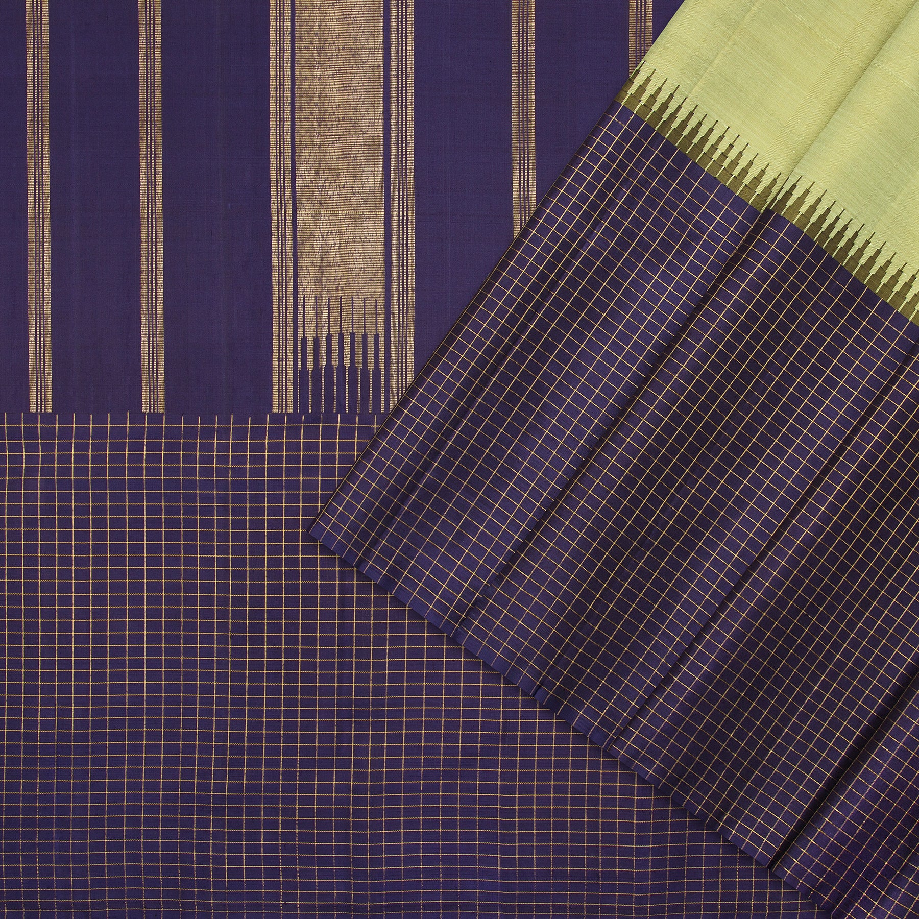 Kanakavalli Kanjivaram Silk Sari 25-595-HS001-08268 - Cover View