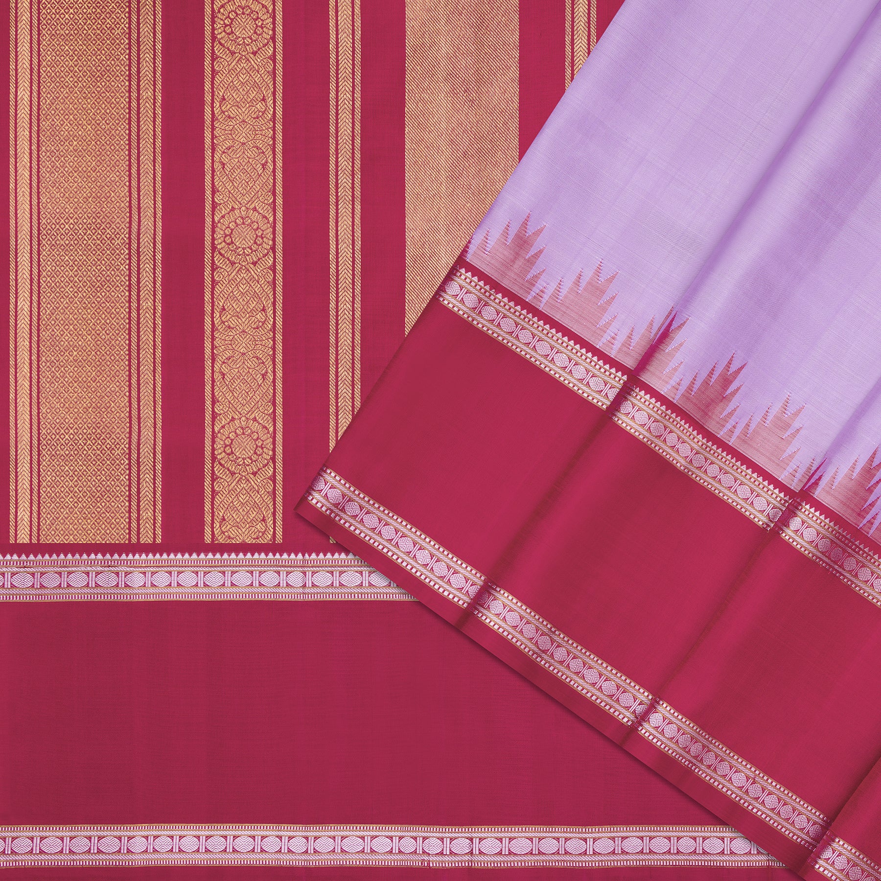 Kanakavalli Kanjivaram Silk Sari 25-595-HS001-08269 - Cover View