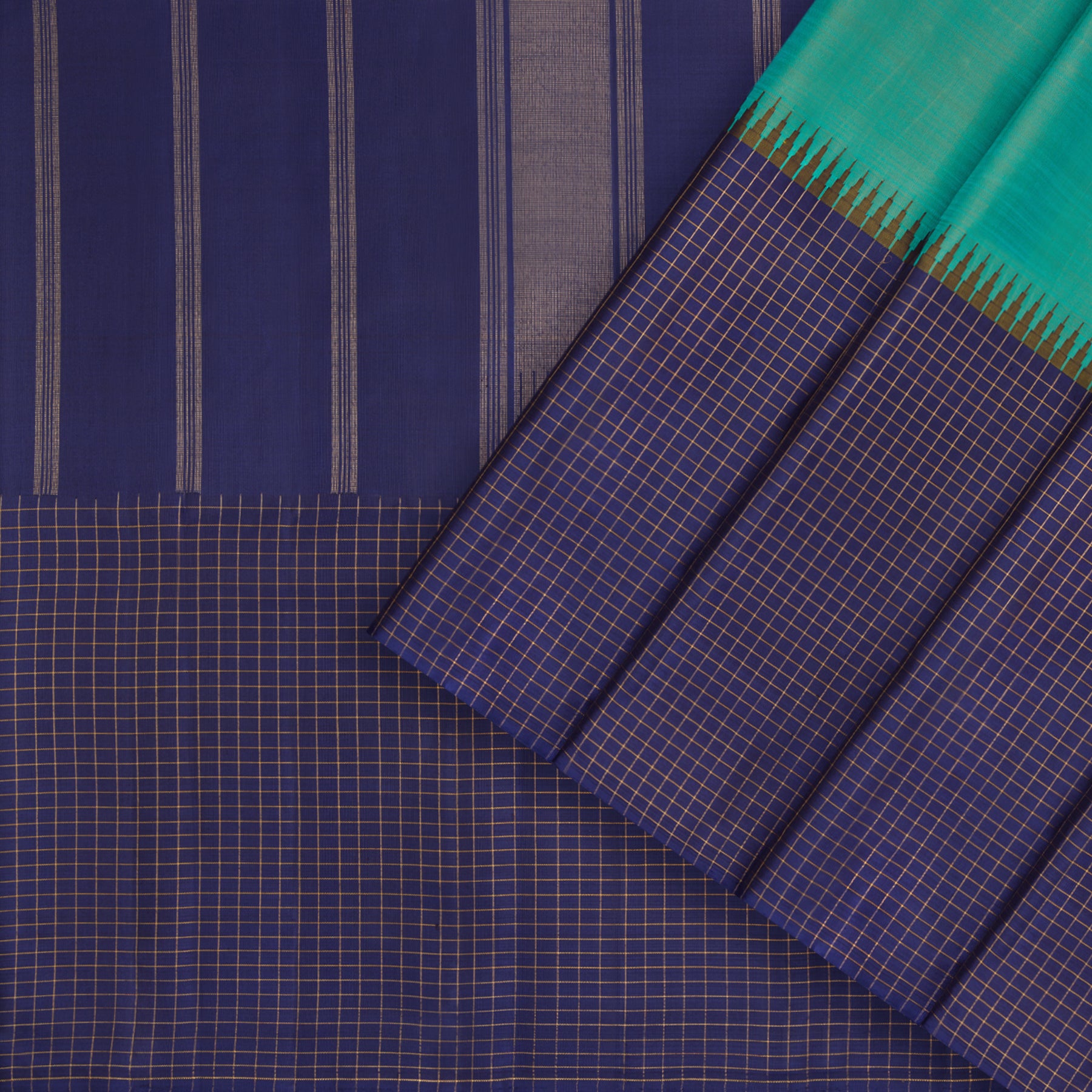 Kanakavalli Kanjivaram Silk Sari 25-595-HS001-08270 - Cover View
