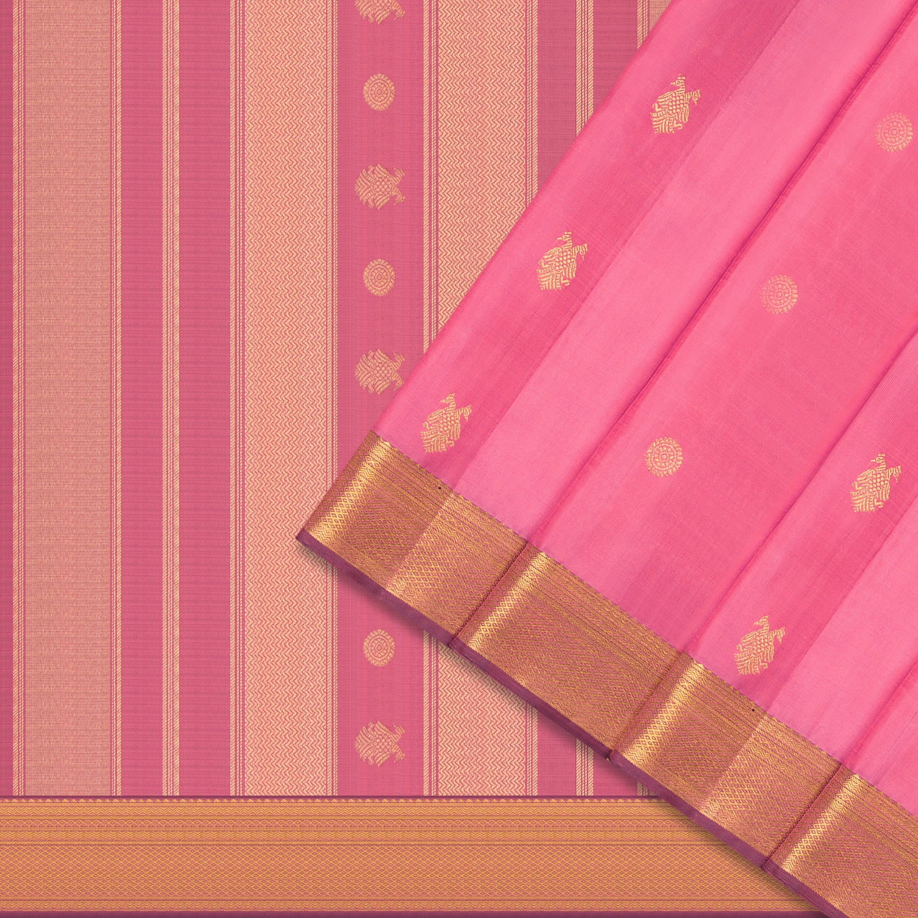 Kanakavalli Kanjivaram Silk Sari 25-595-HS001-08292 - Cover View