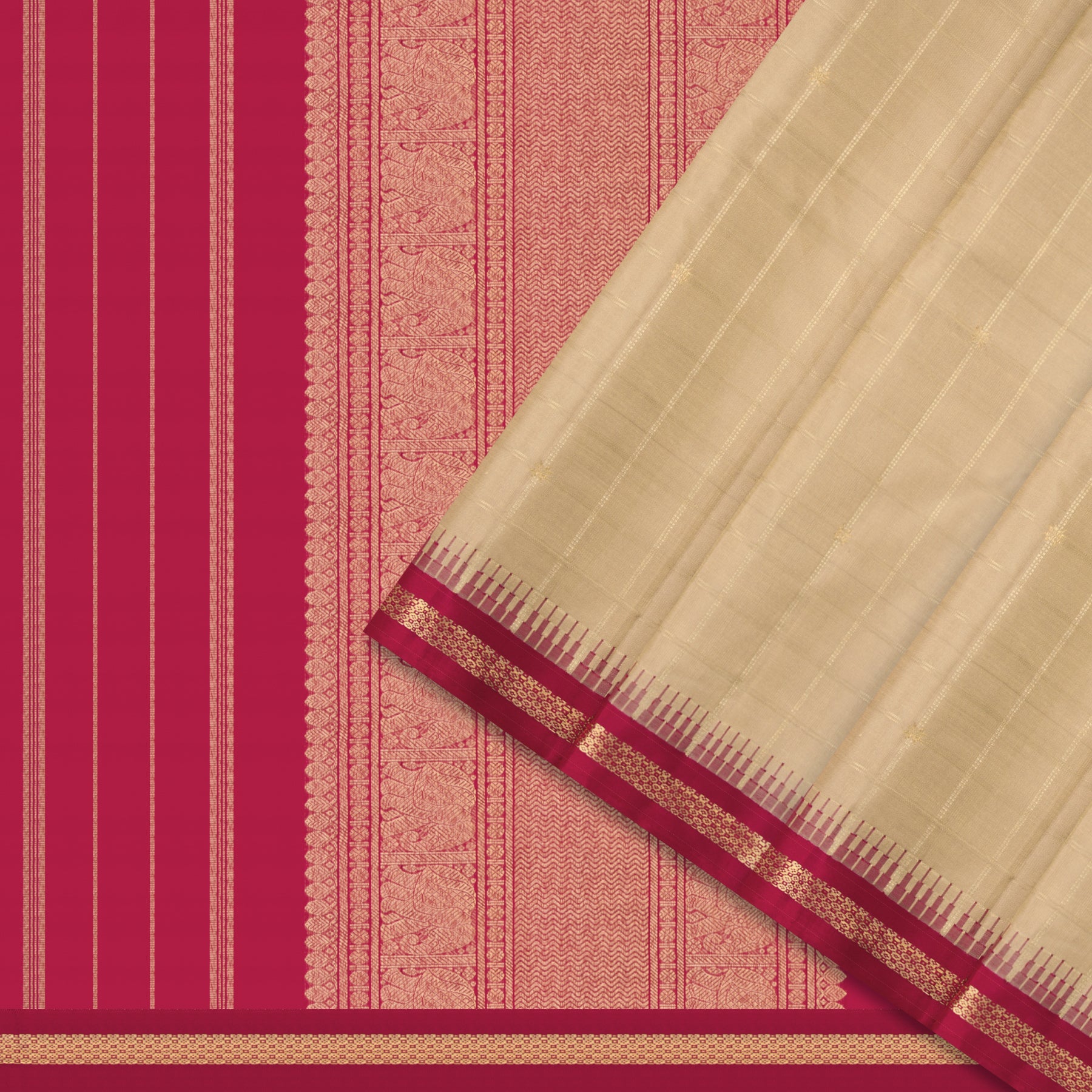 Kanakavalli Kanjivaram Silk Sari 25-595-HS001-08320 - Cover View